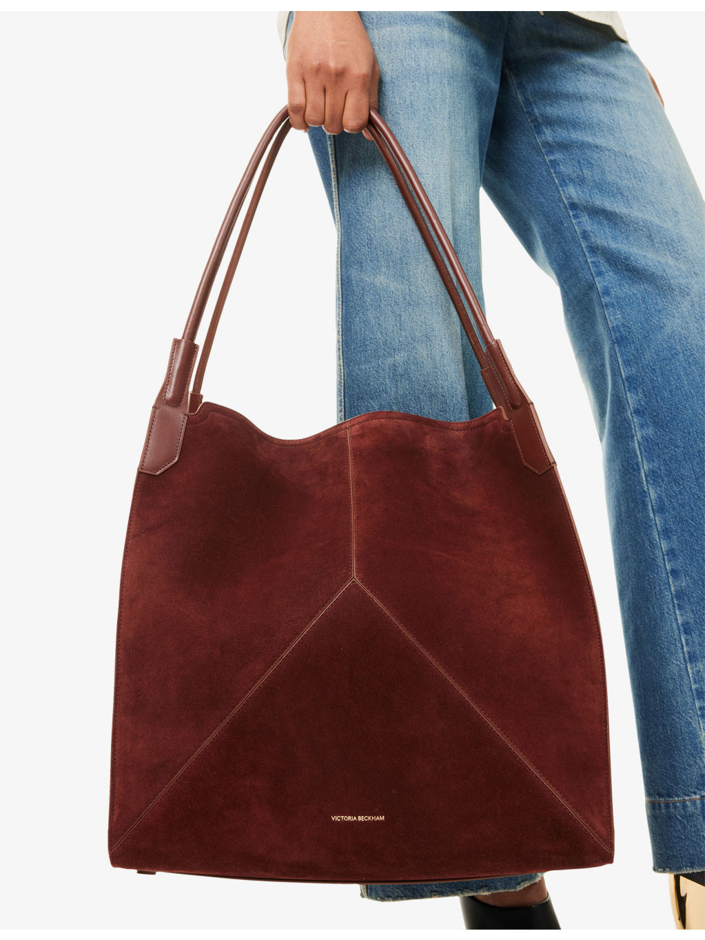 The Victoria Soft Suede Tote Bag - 2