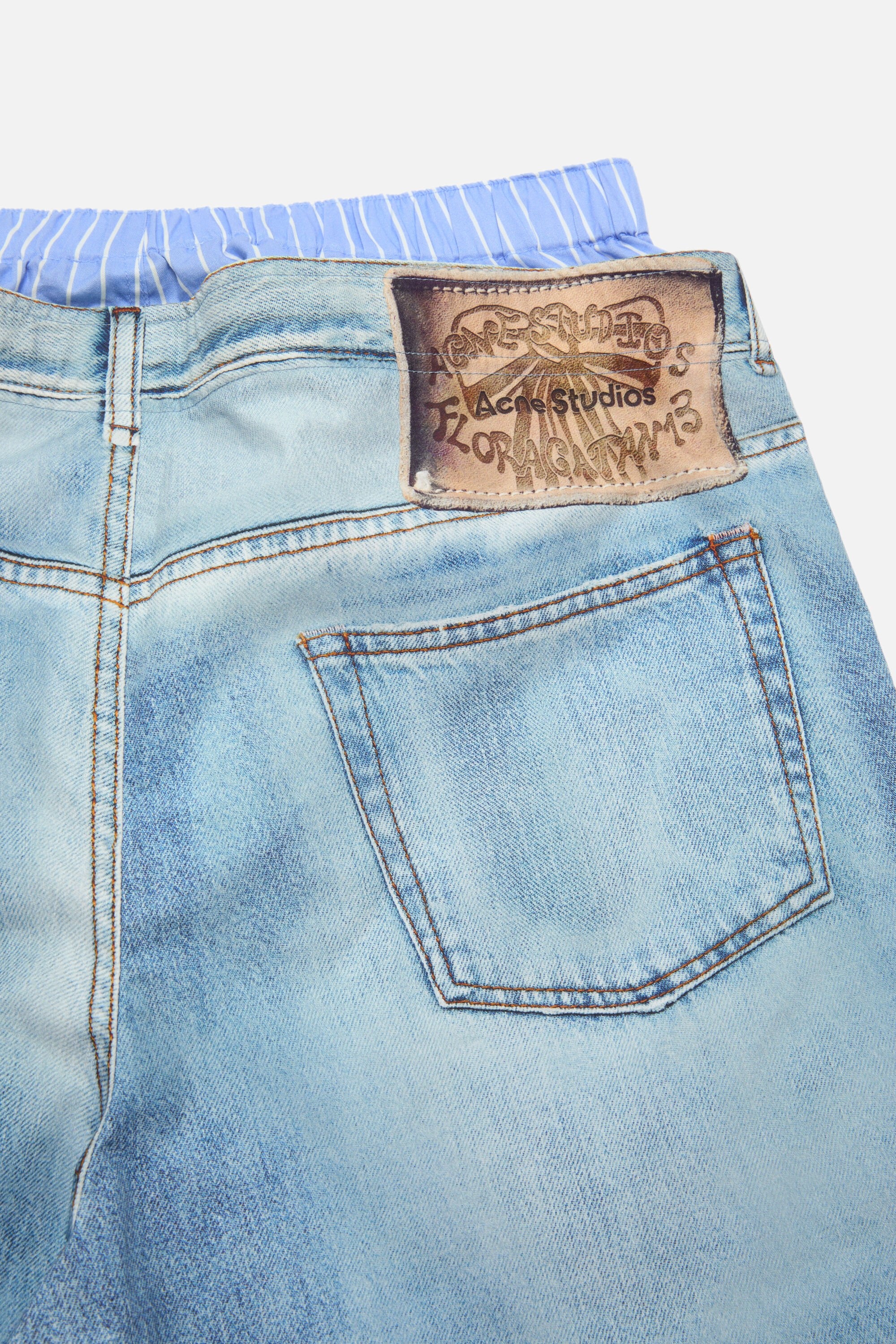 Printed trousers - Light blue - 5