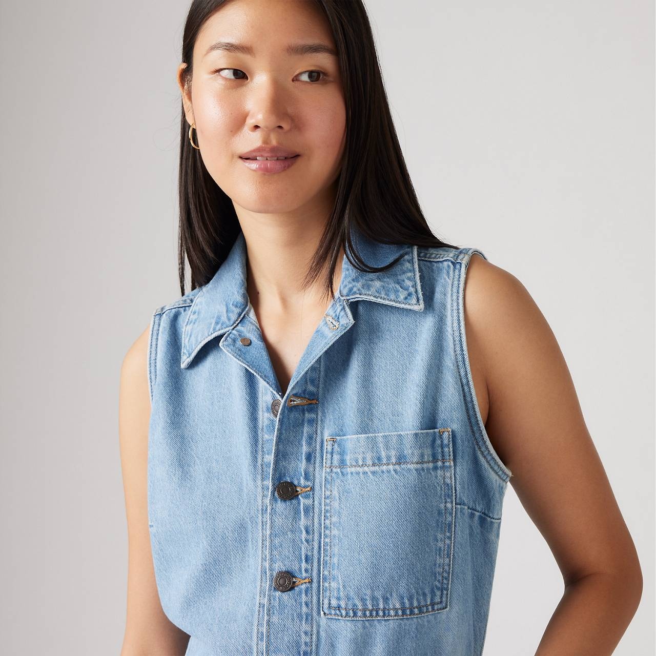 LIGHTWEIGHT SLEEVELESS JUMPSUIT - 6