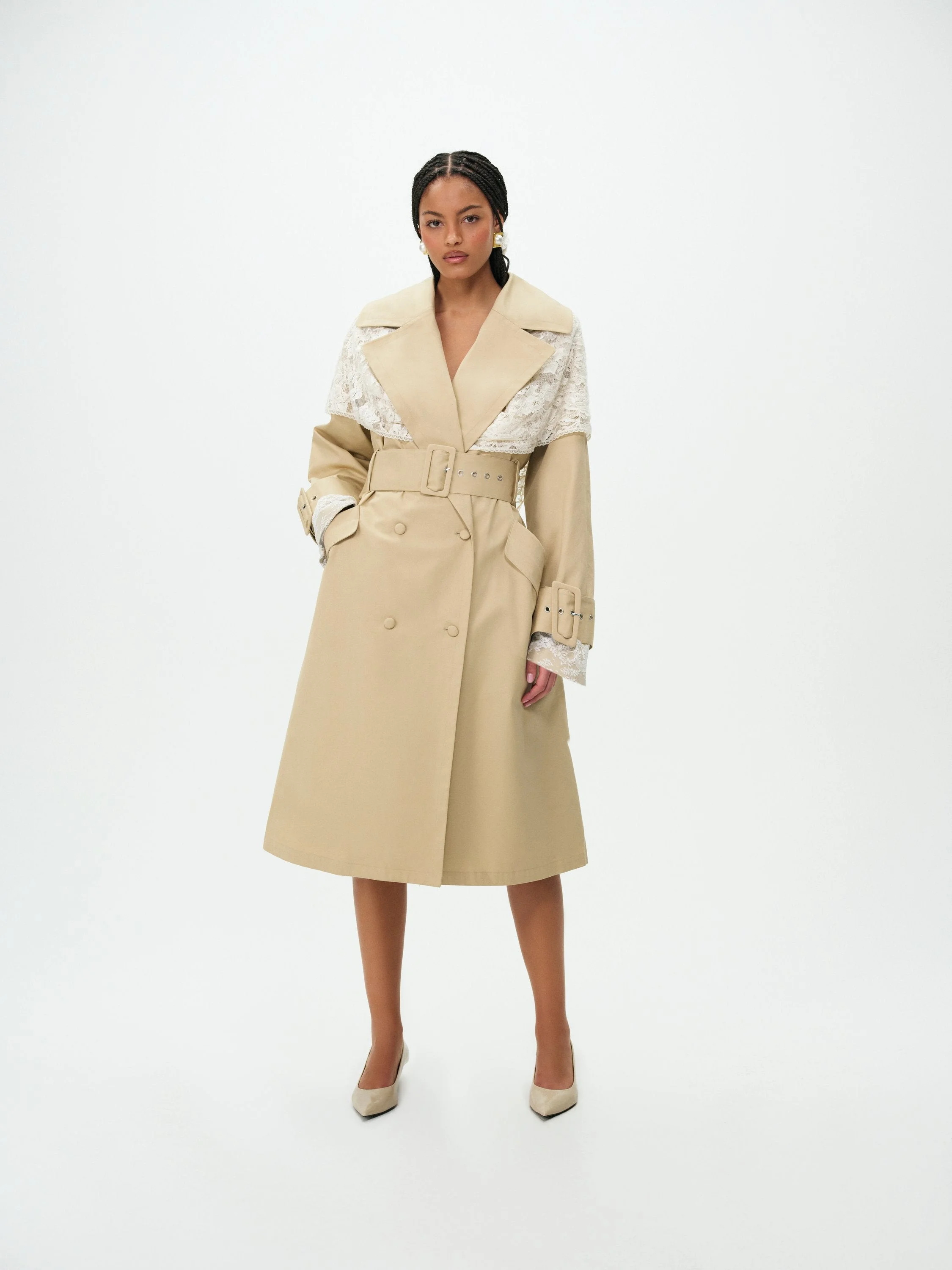 Maru Oversized Trench Coat - 1