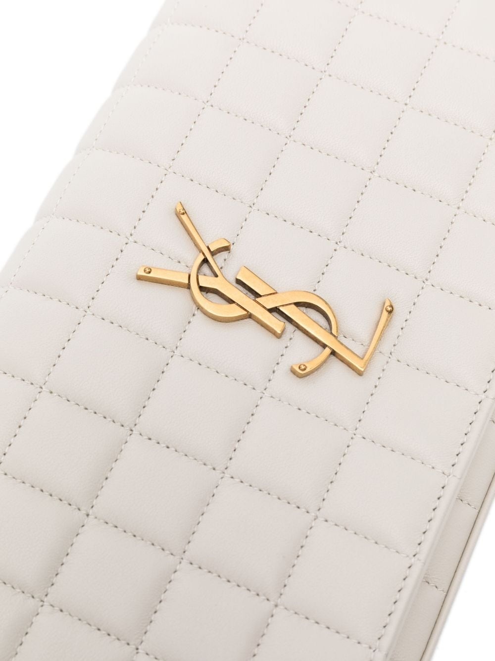 Cassandre matelassé leather clutch - 4
