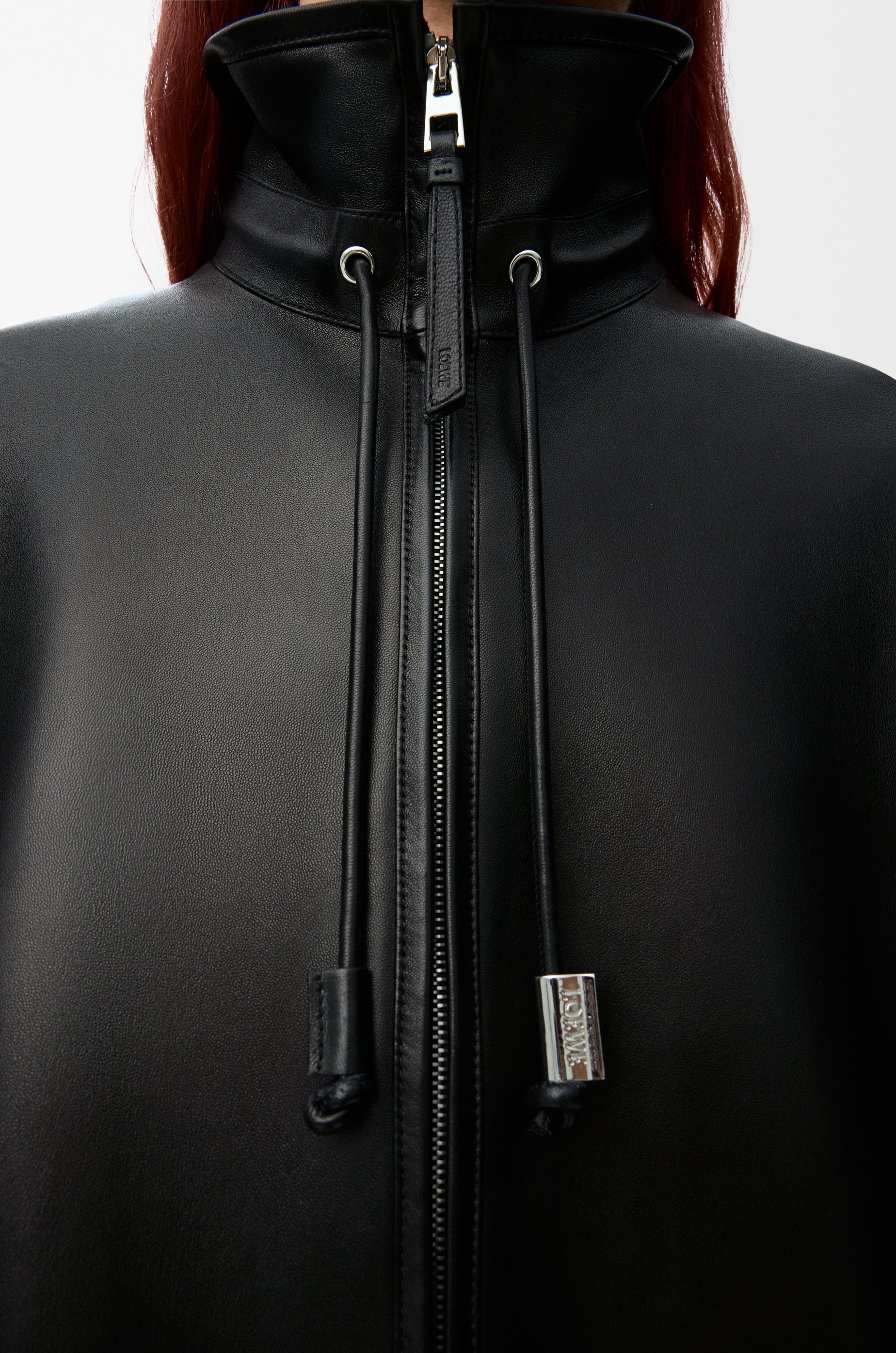 Zip-up jacket in nappa lambskin - 5