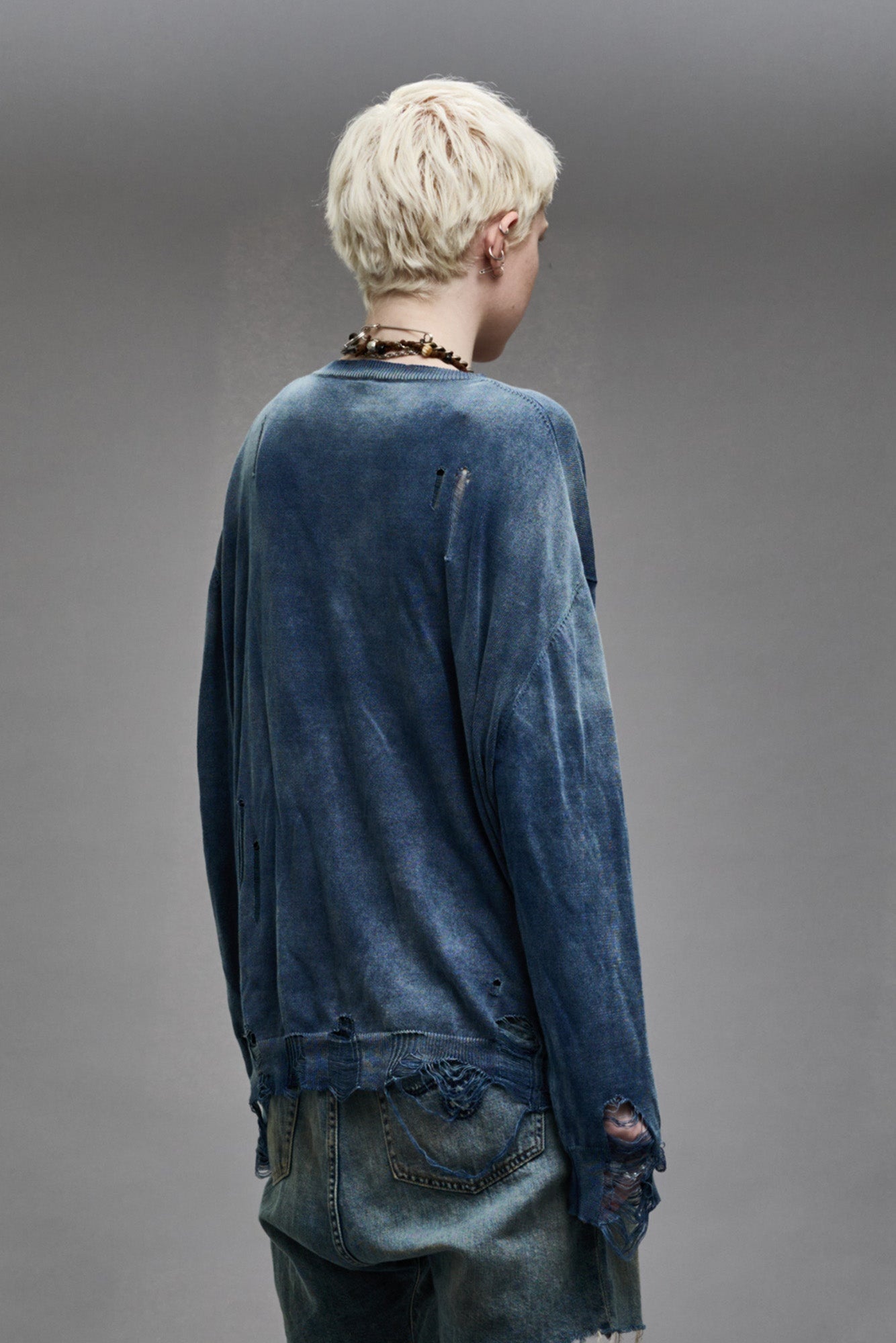 BOYFRIEND CARDIGAN - DARK INDIGO - 3