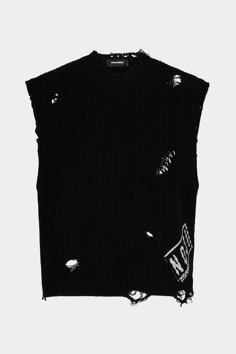 ICON KNIT SLEEVELESS PULLOVER 1