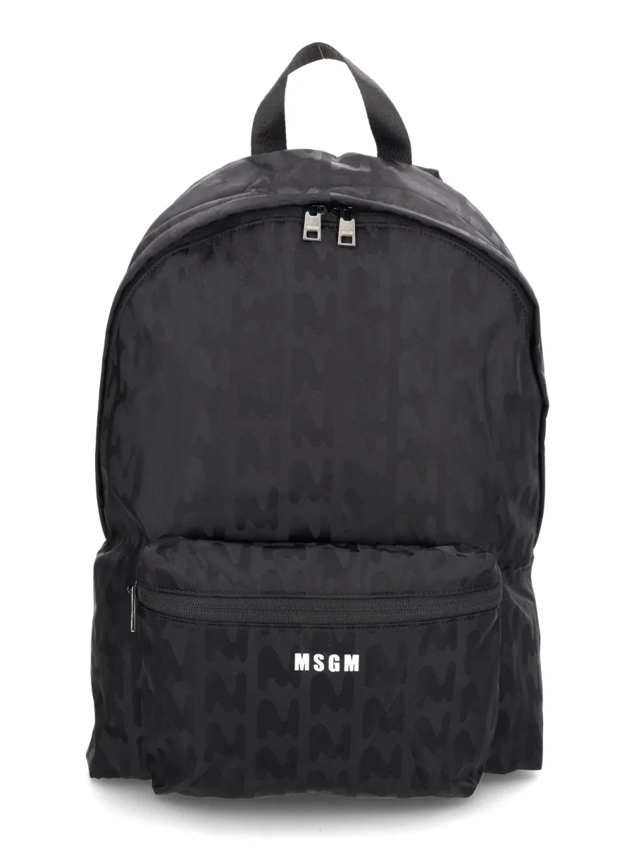 "MWAVE" BACKPACK WITH LOGO - 1