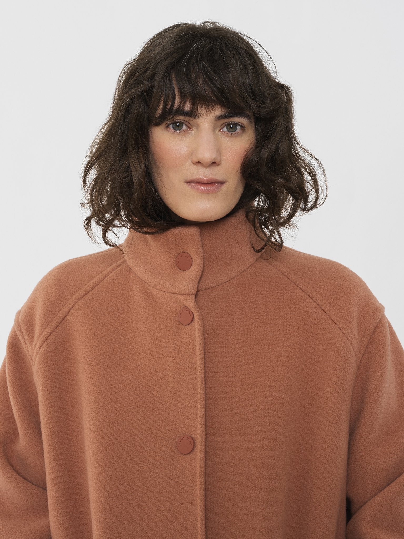 HIGH-NECK COAT - 5