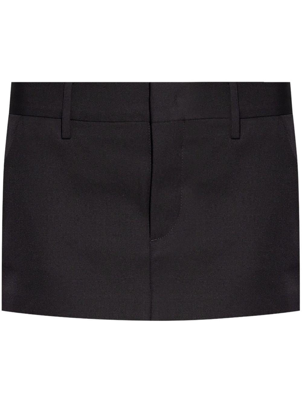 wool mini skirt - 1