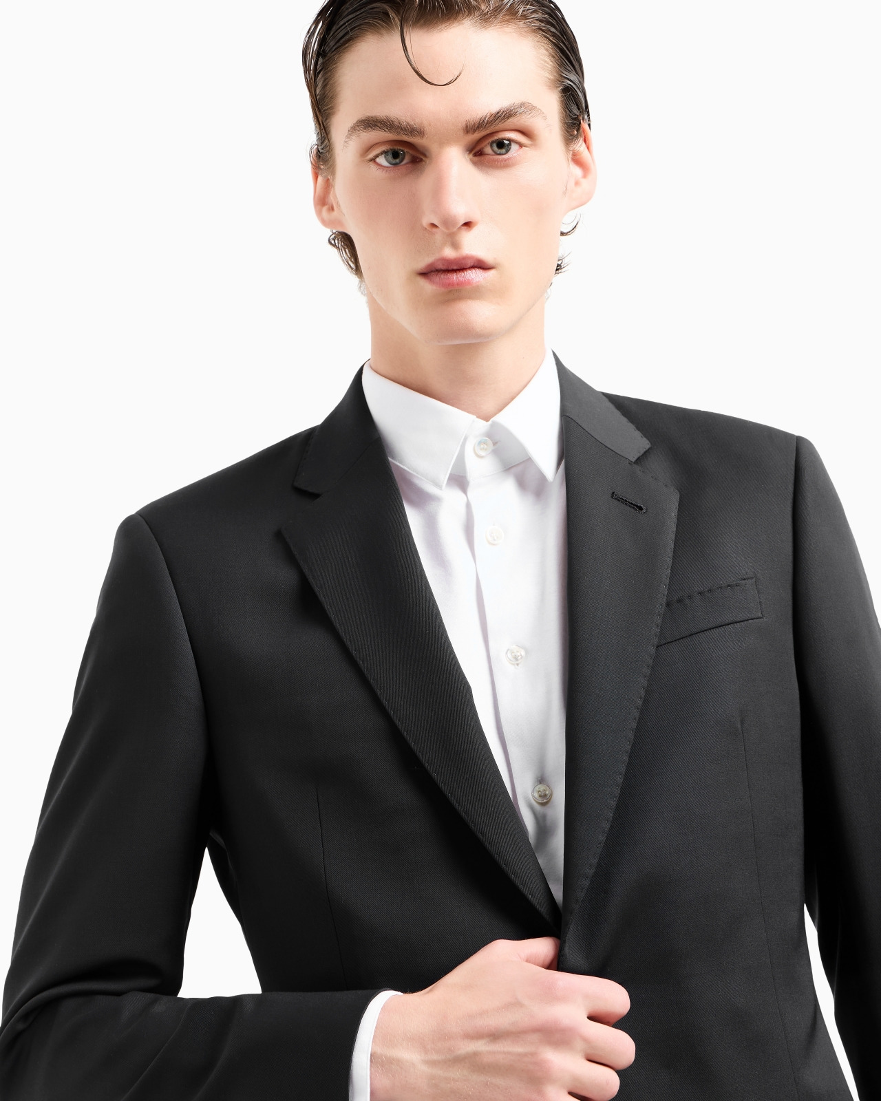 Single-breasted, water-repellent wool suit from the Soft line - 5