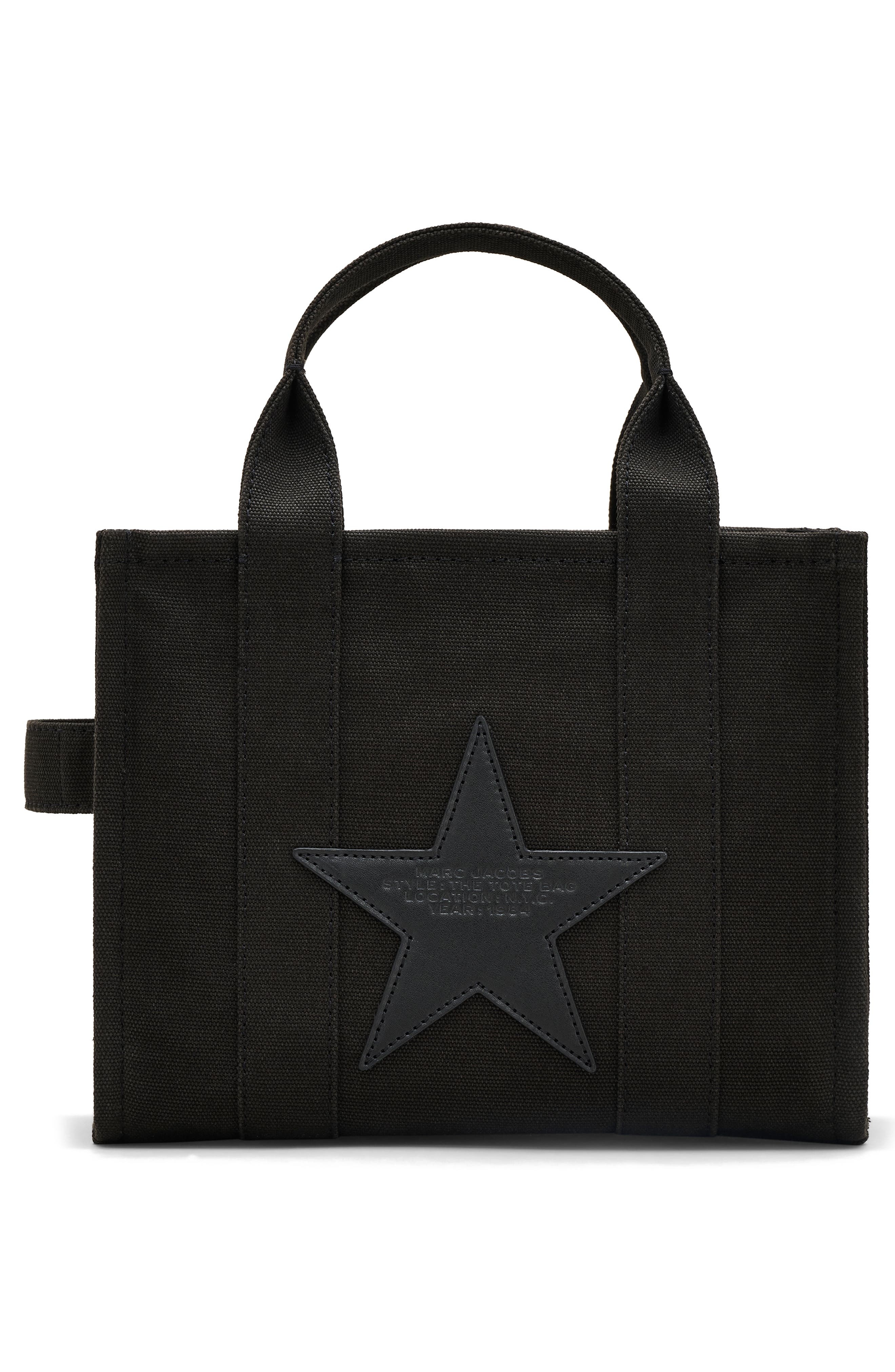 Marc Jacobs The Small Star Canvas Tote Bag in Black at Nordstrom - 4