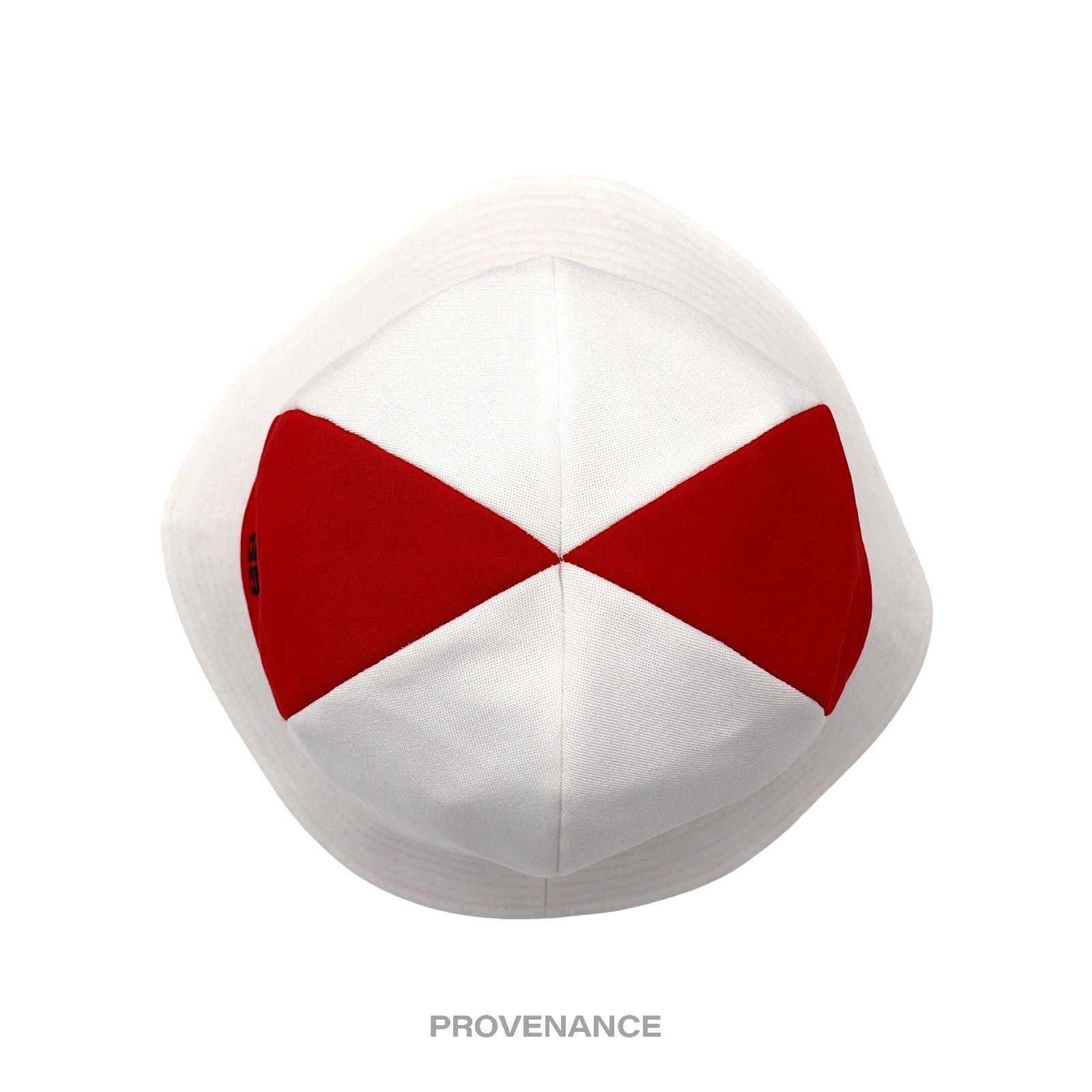 Givenchy 4G Asymmetric Bucket Hat - Red White Patchwork - 4