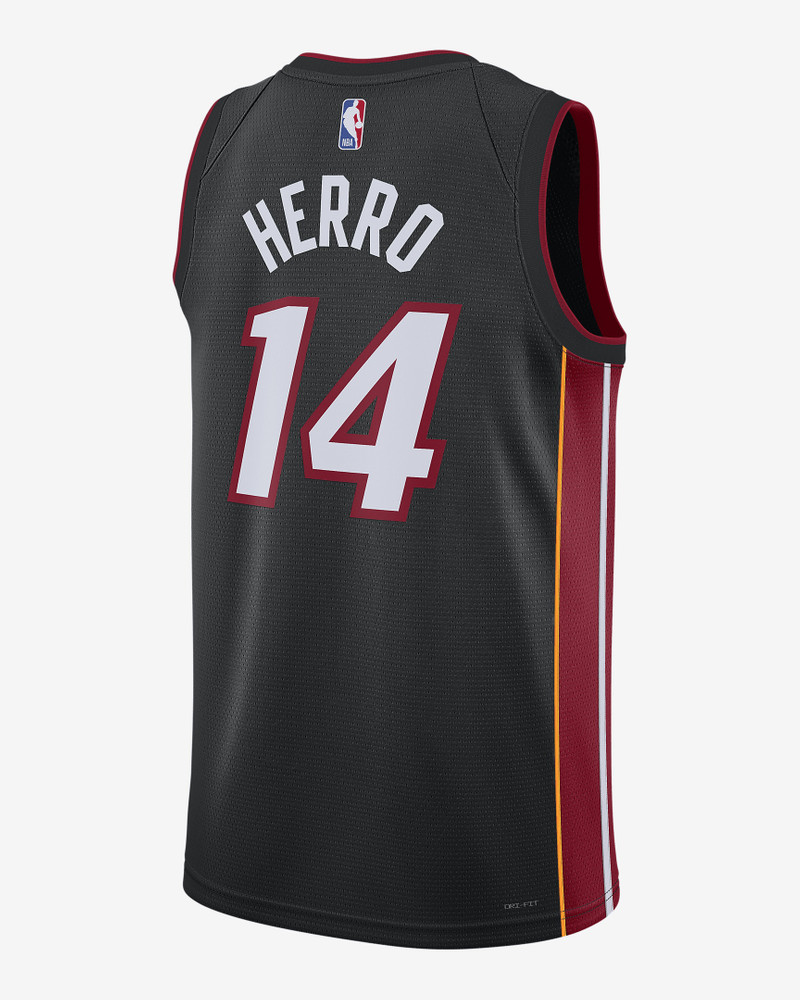 Nike Miami Heat Icon Edition 2022/23 Nike Men's Dri-FIT NBA Swingman Jersey outlook
