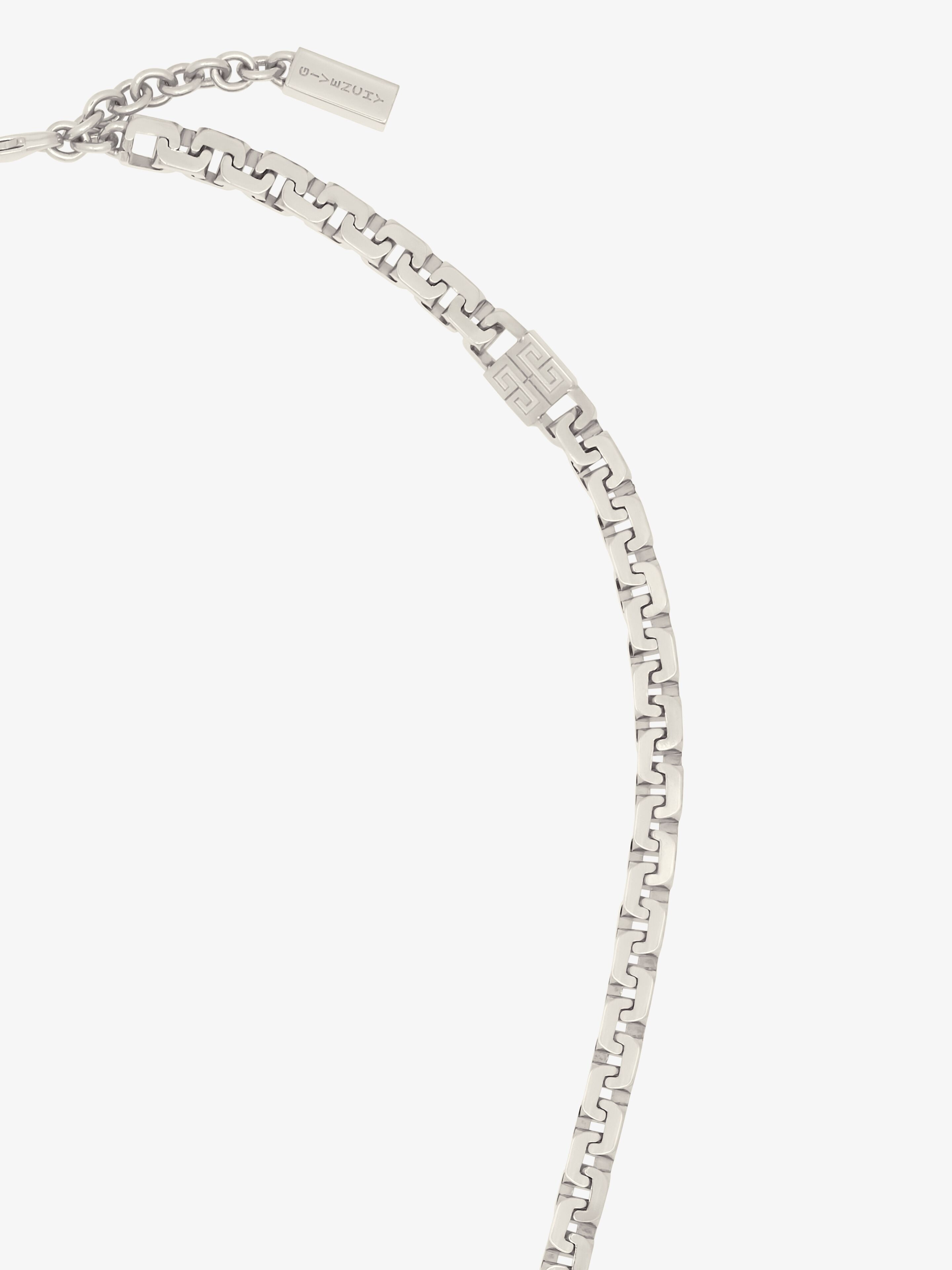 4G CHAIN NECKLACE IN METAL - 2