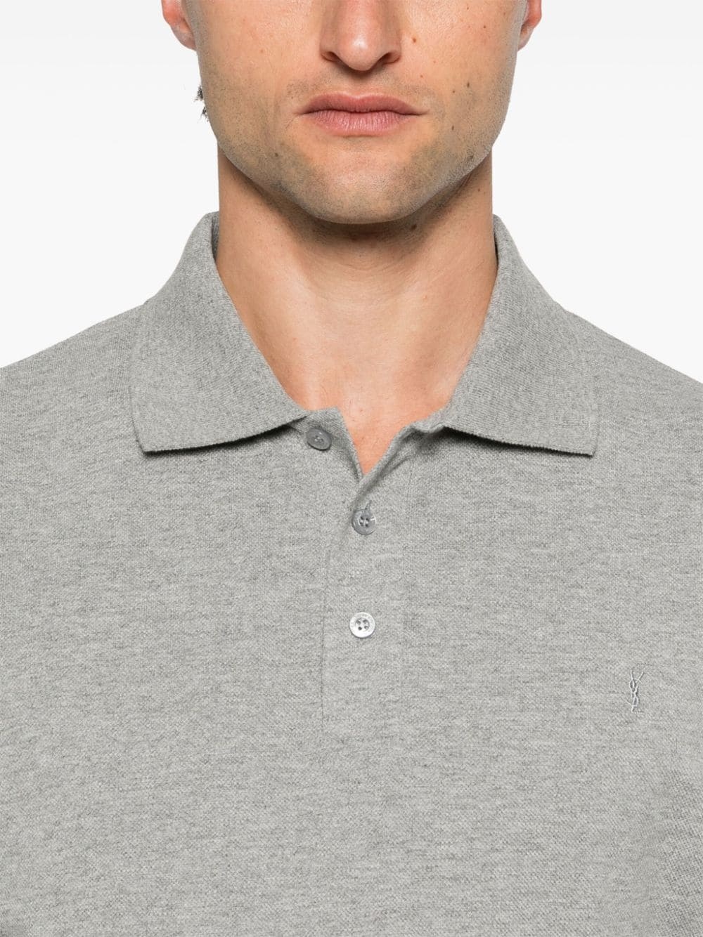 piqué-weave polo shirt - 5