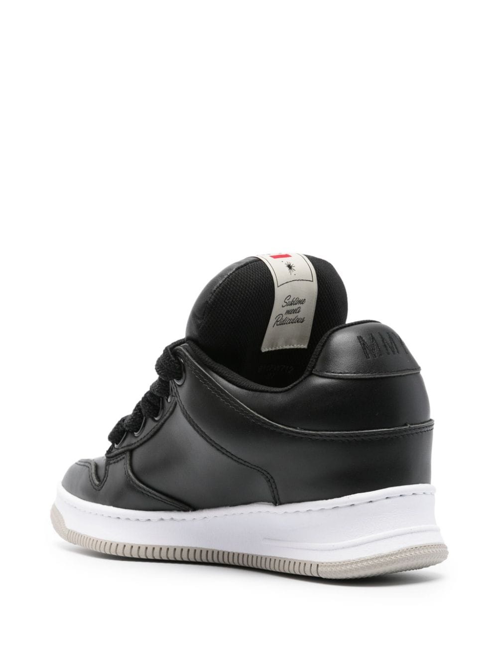 Rosy pointed-toe puffer sneakers - 3