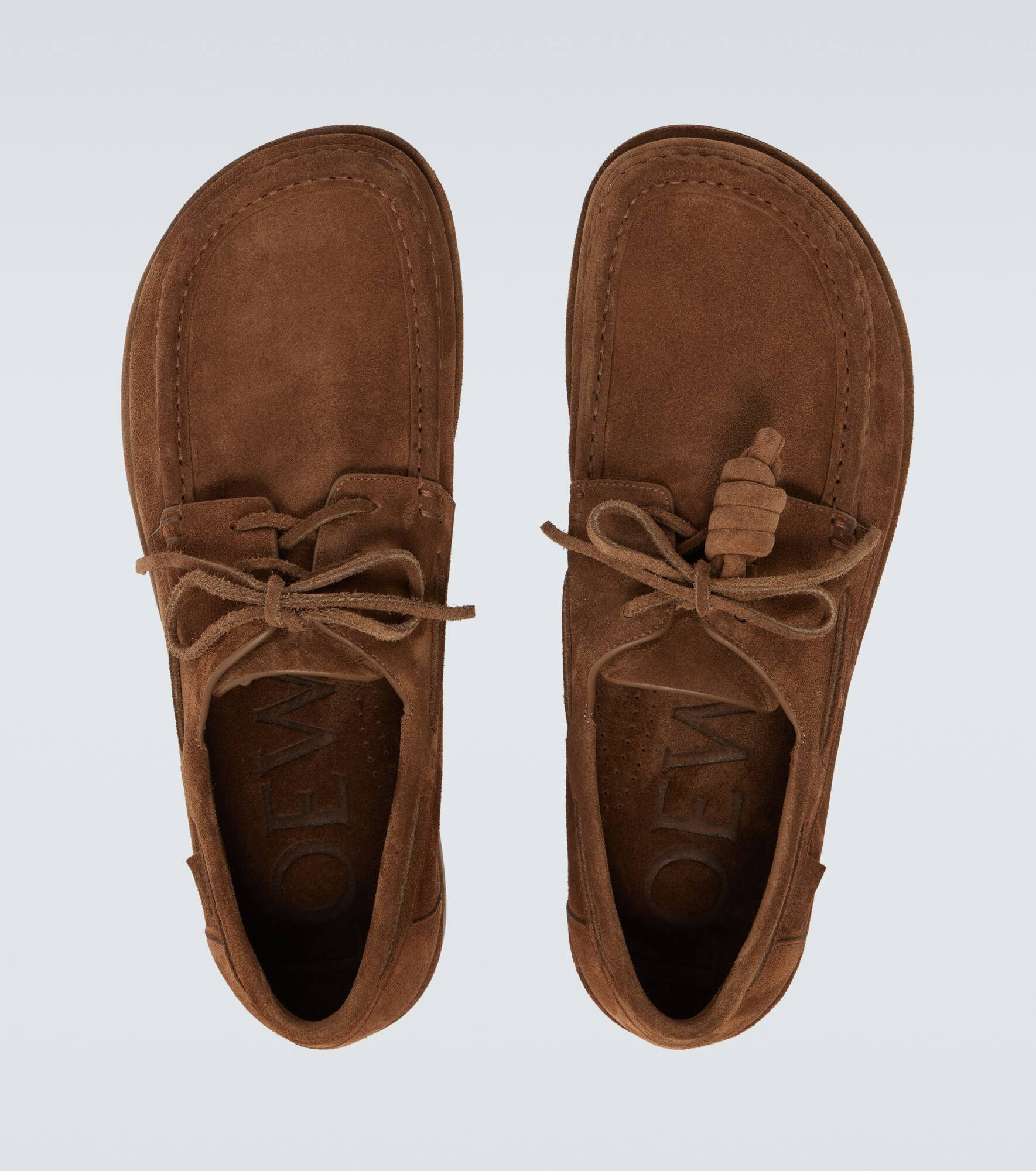 Paula's Ibiza Campo suede boat shoes - 4
