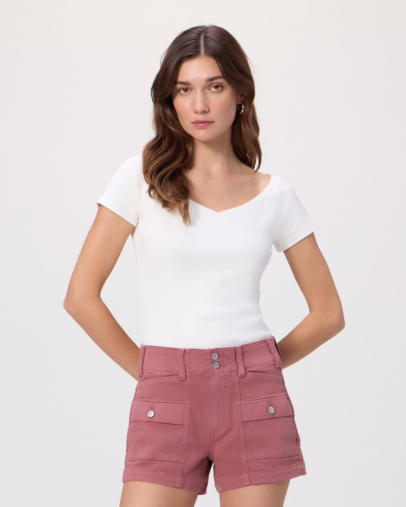 PAIGE Olivia Cargo Short outlook