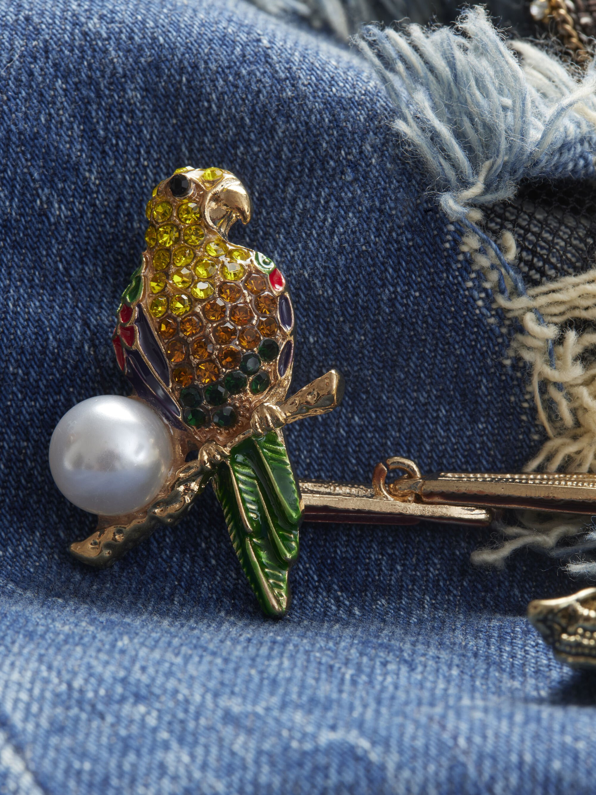 HARPER EMBELLISHED BAGGY JEAN - 3