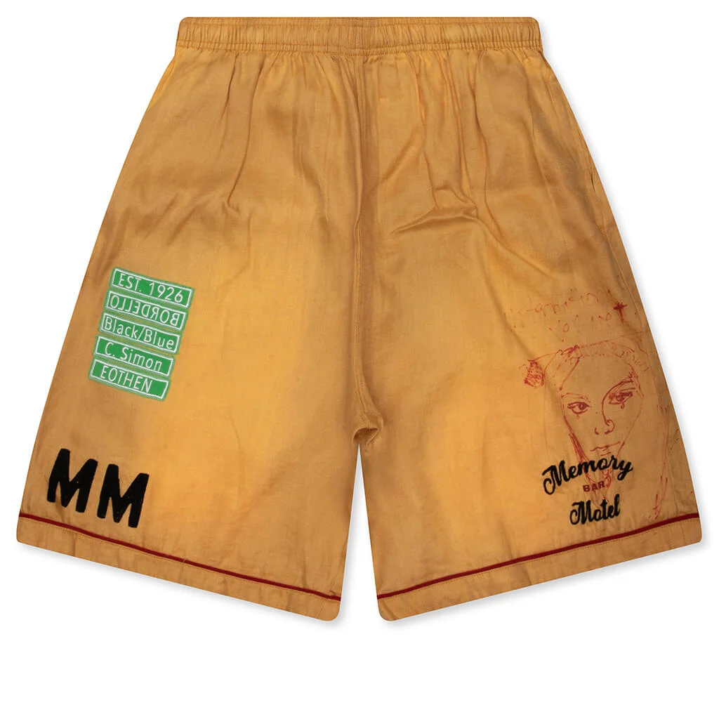 MONTAUK BOWLING SHORT - YELLOW - 1