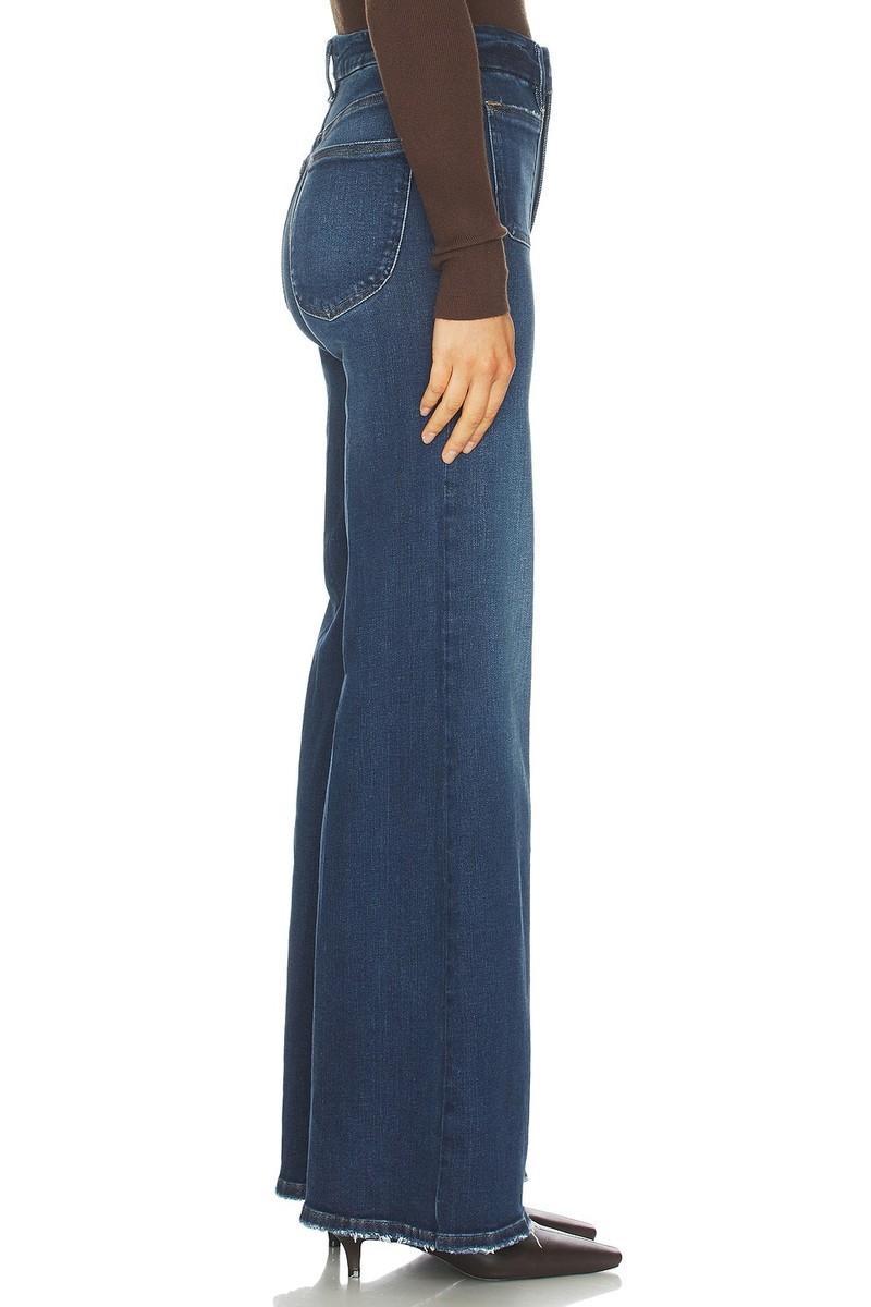 GOOD AMERICAN Soft Tech Good Waist Palazzo Jeans outlook