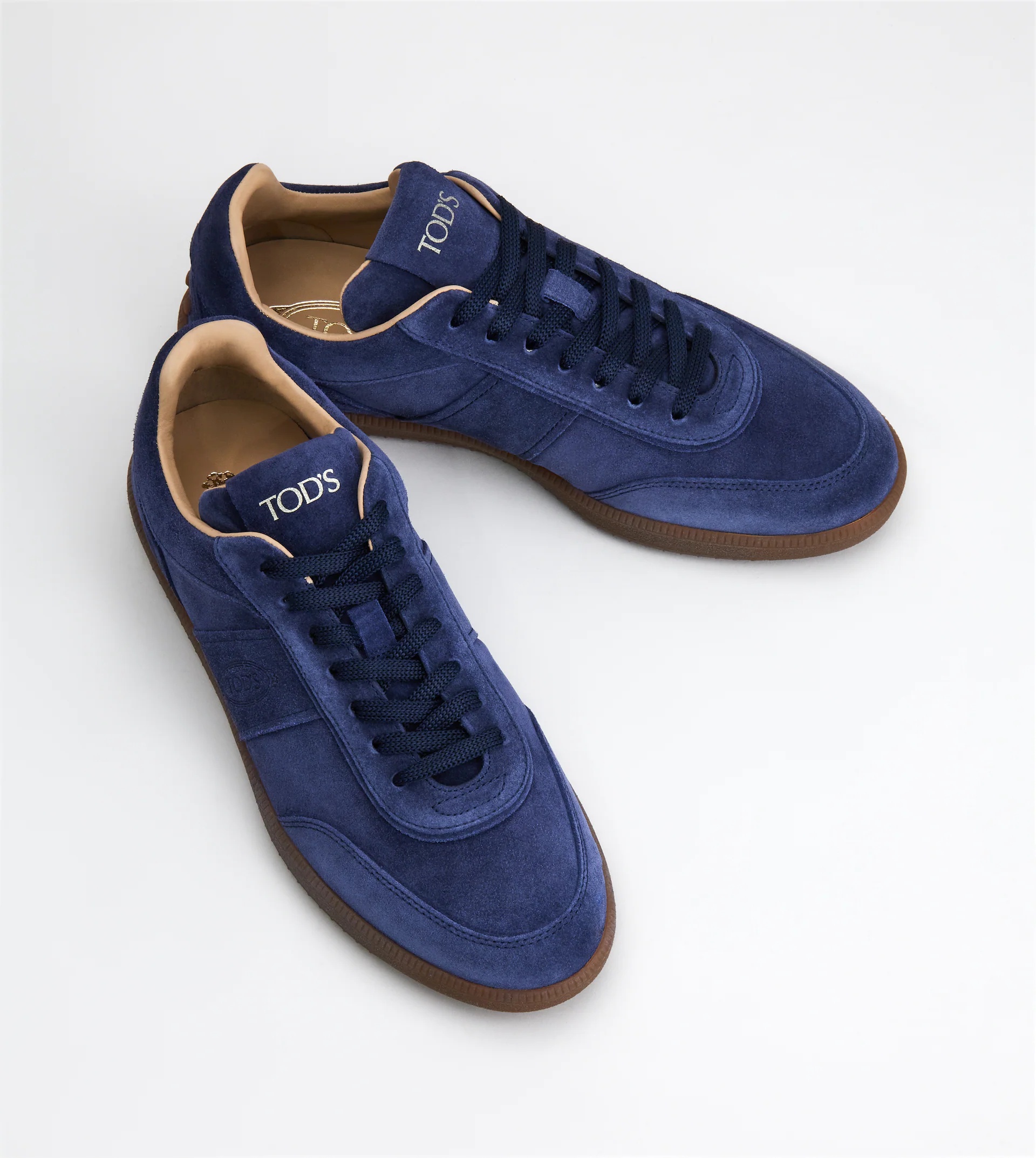TOD'S TABS SNEAKERS IN SUEDE - BLUE - 2