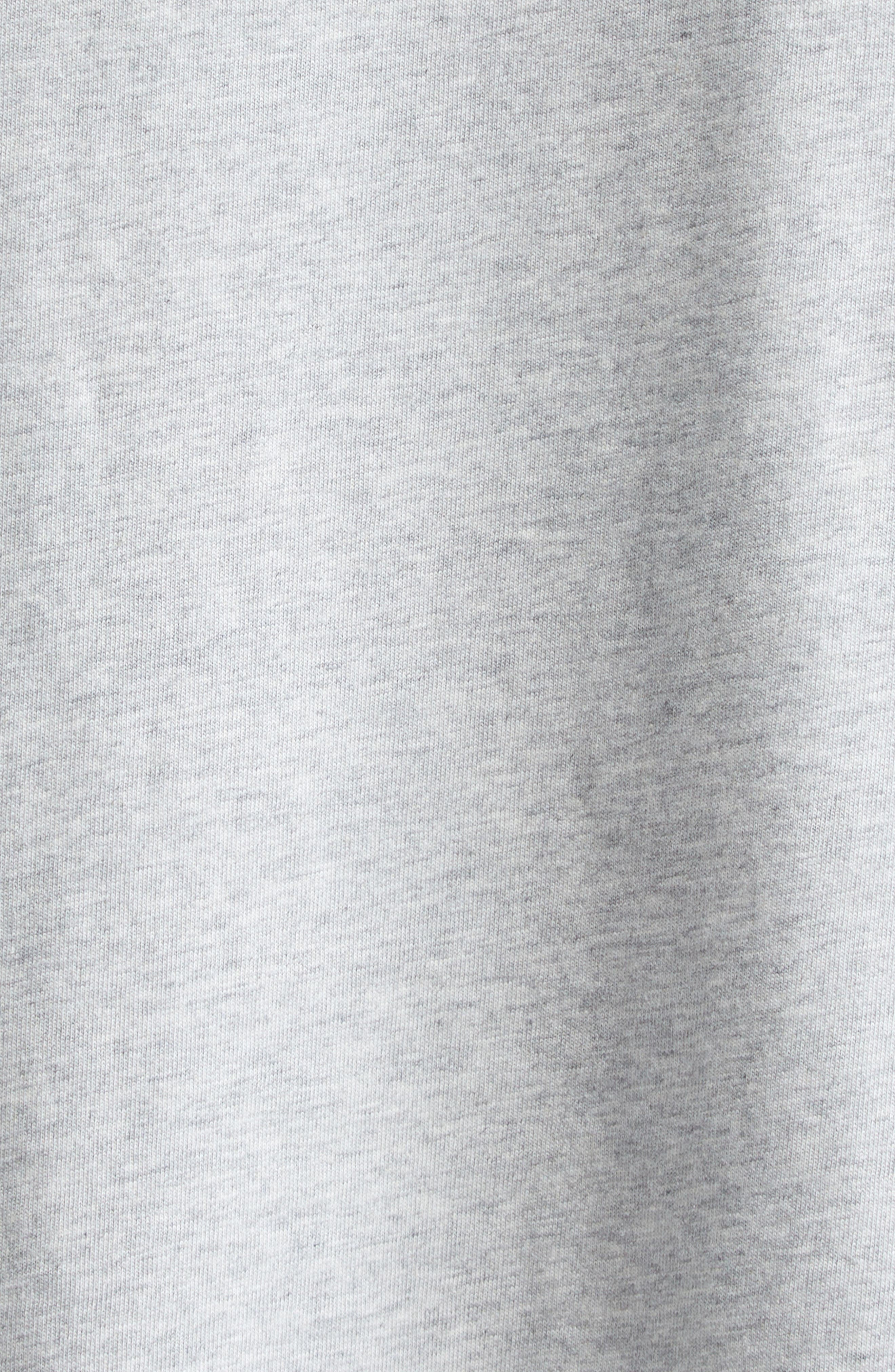 LOULOU DE SAISON Masal Long Sleeve Cotton T-Shirt in Grey Melange at Nordstrom - 6