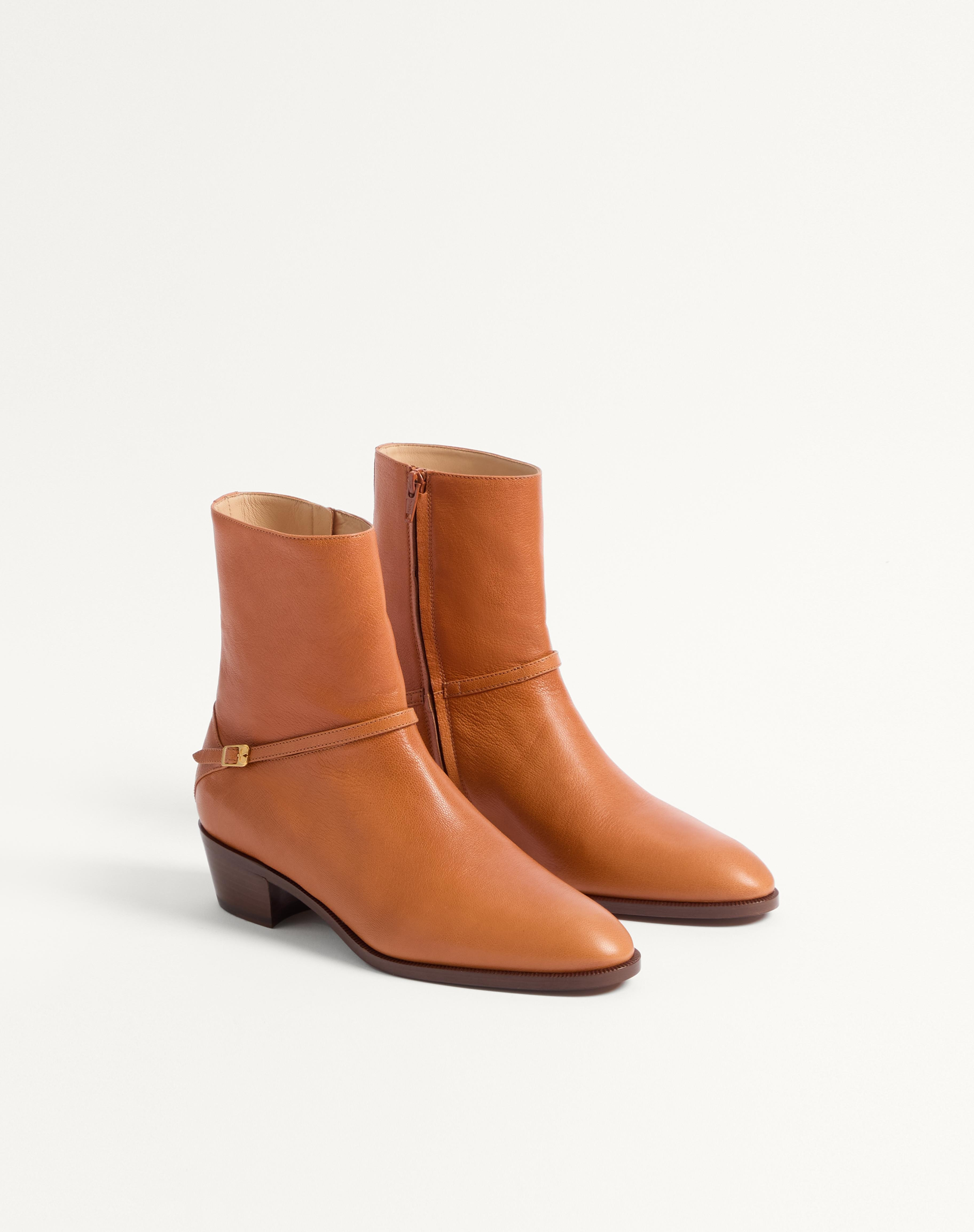 PAT ANKLE BOOT IN KIDSKIN - 3