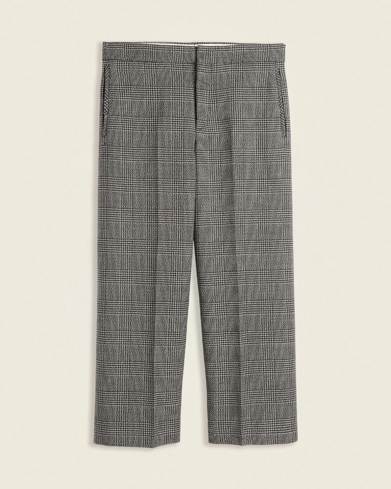 Seamless trousers in Prince of Wales wool - 1