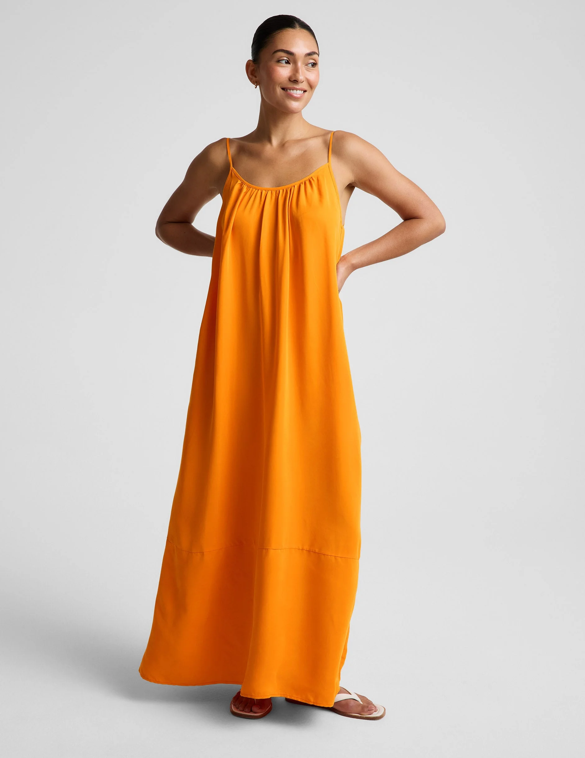 Sunkissed Cupro Maxi Dress - 1