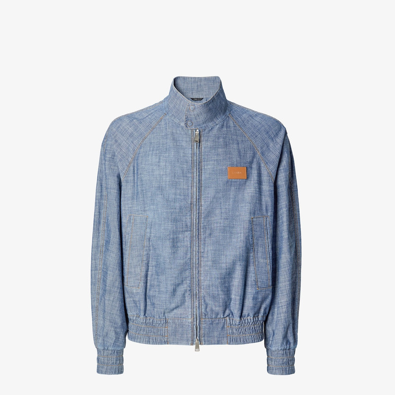 Blouson Light blue chambray blouson 1
