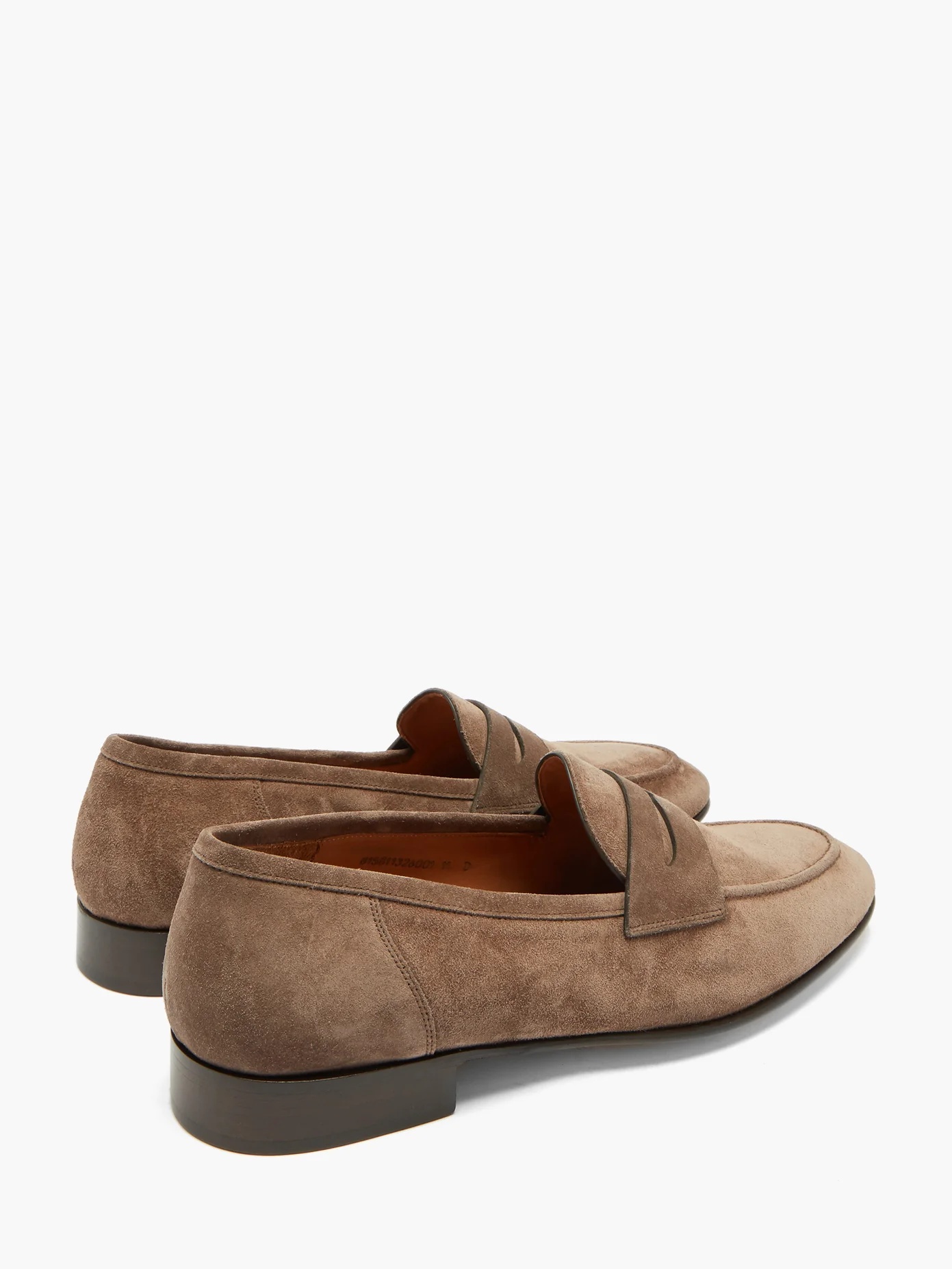 Suede penny loafers - 4