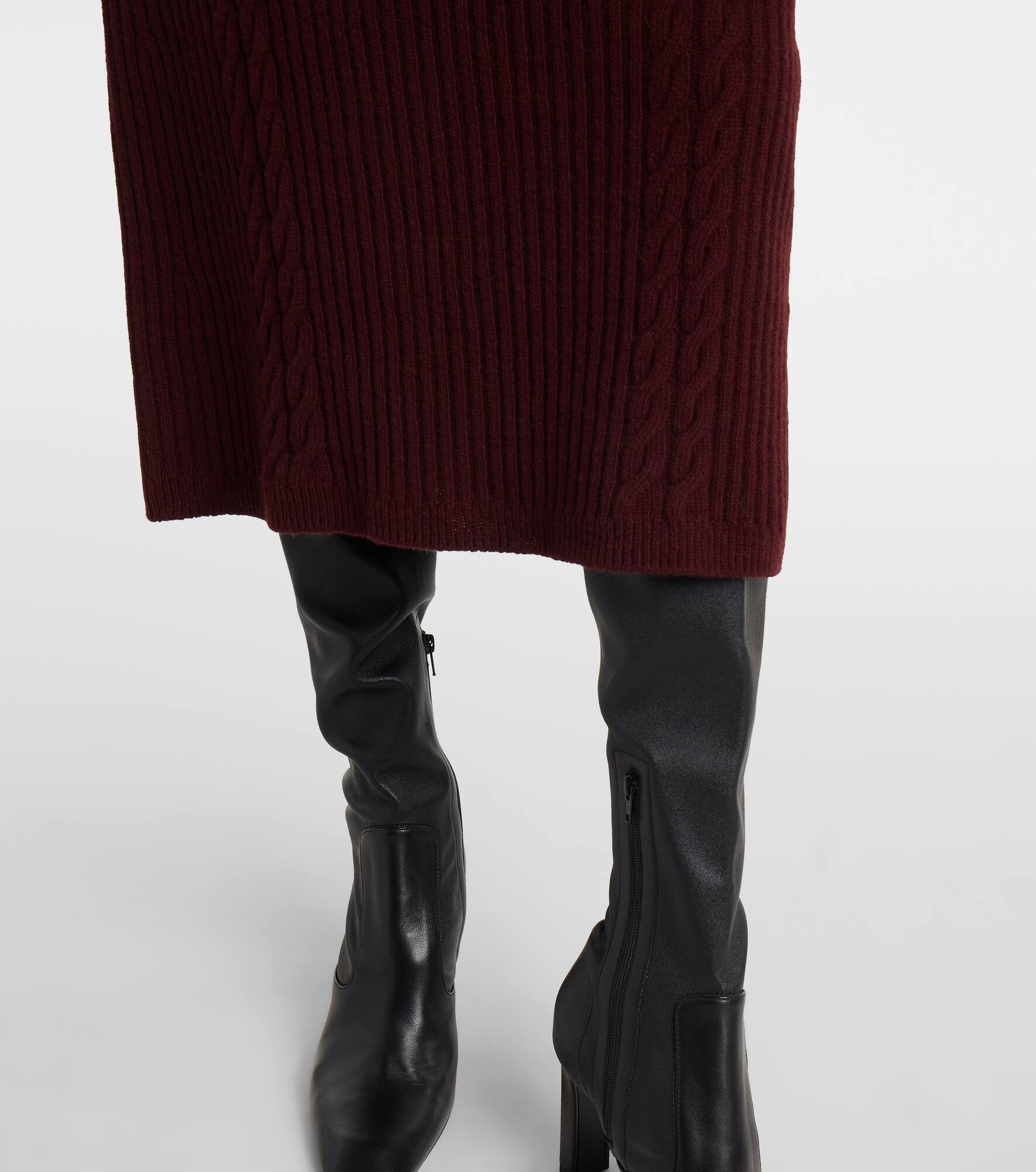 Zelanda wool and cashmere midi dress - 6