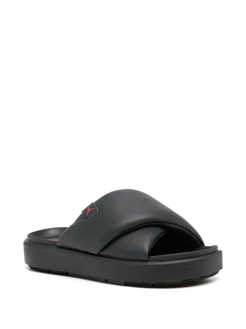 Jordan Jordan Sophia leather slides outlook