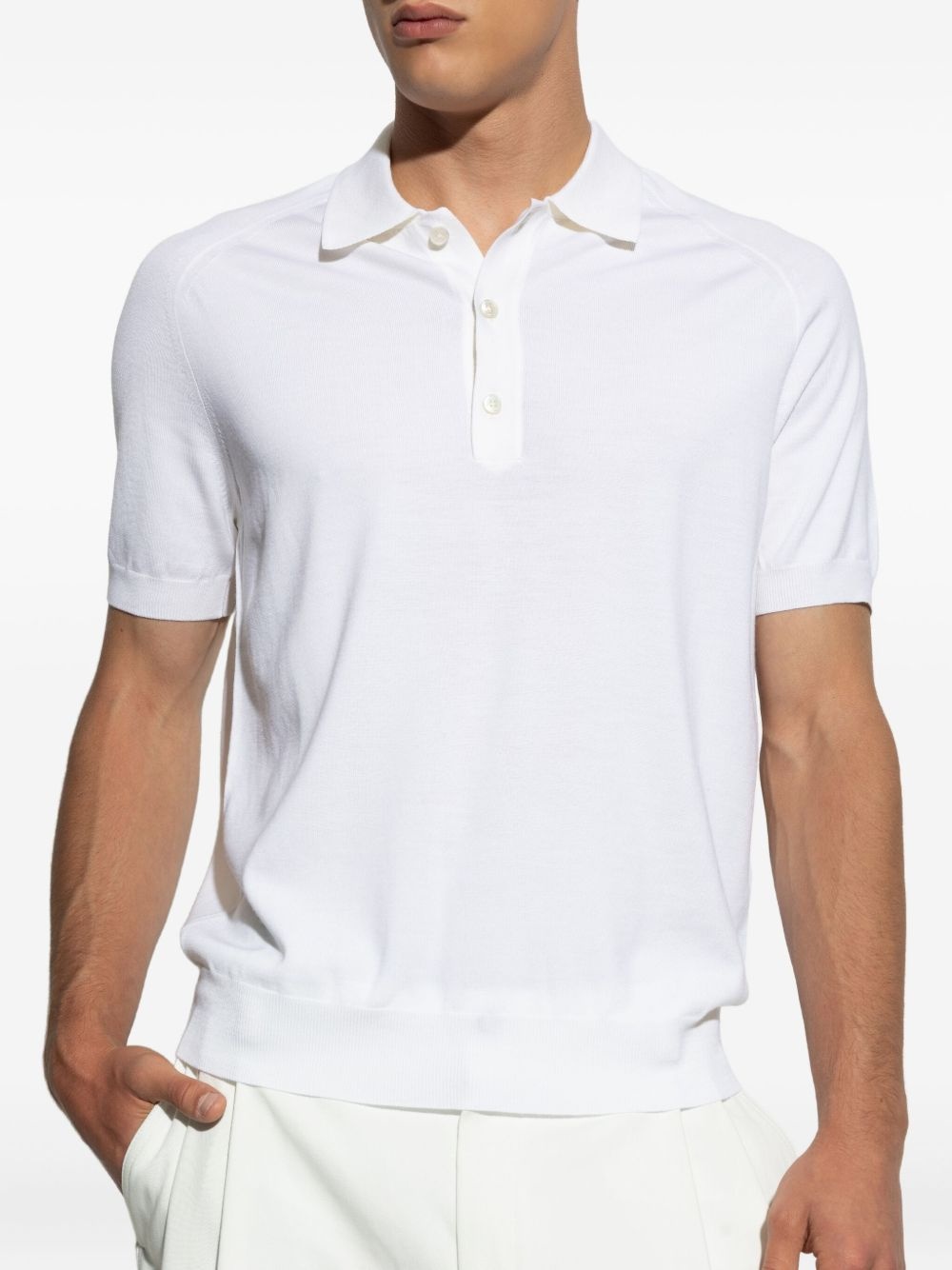 short-sleeved polo shirt - 3