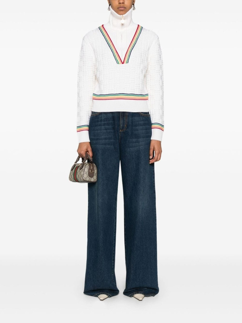 CASABLANCA Column Stitch sweater outlook