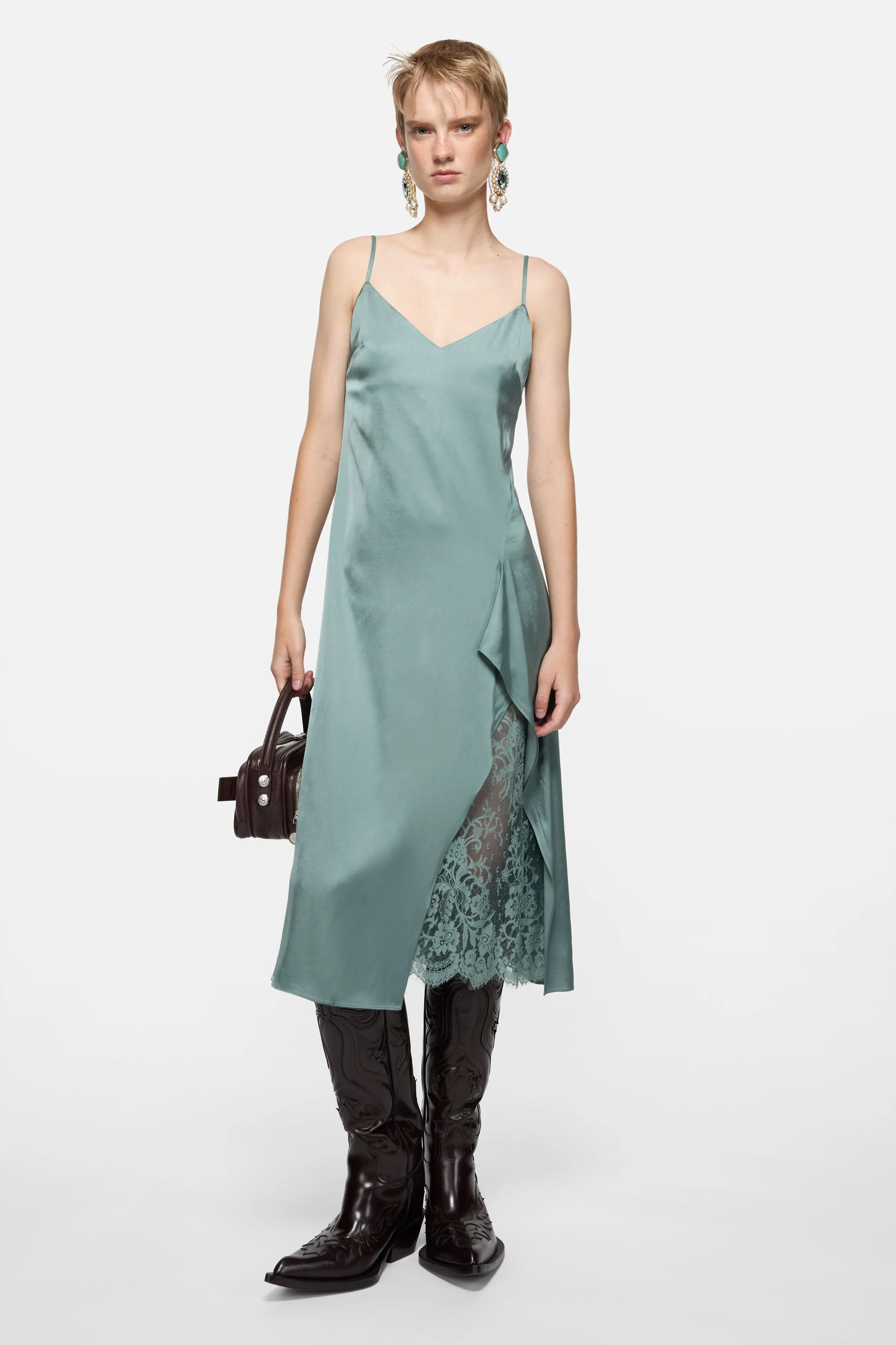 formal dress anthropologie Women's Cocktail Dresses Color:vintage blue