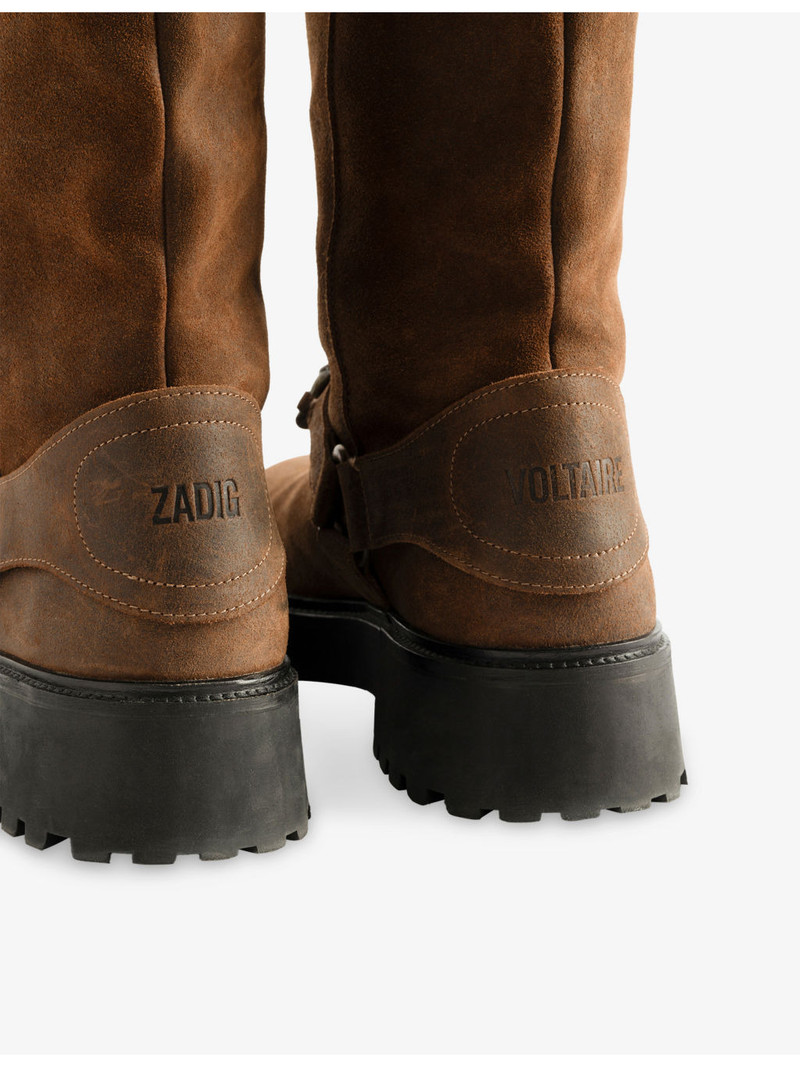 Angie Suede Boots 6