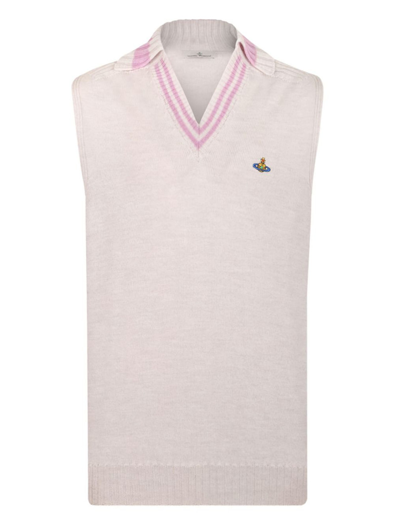 Fisherman striped vest 1