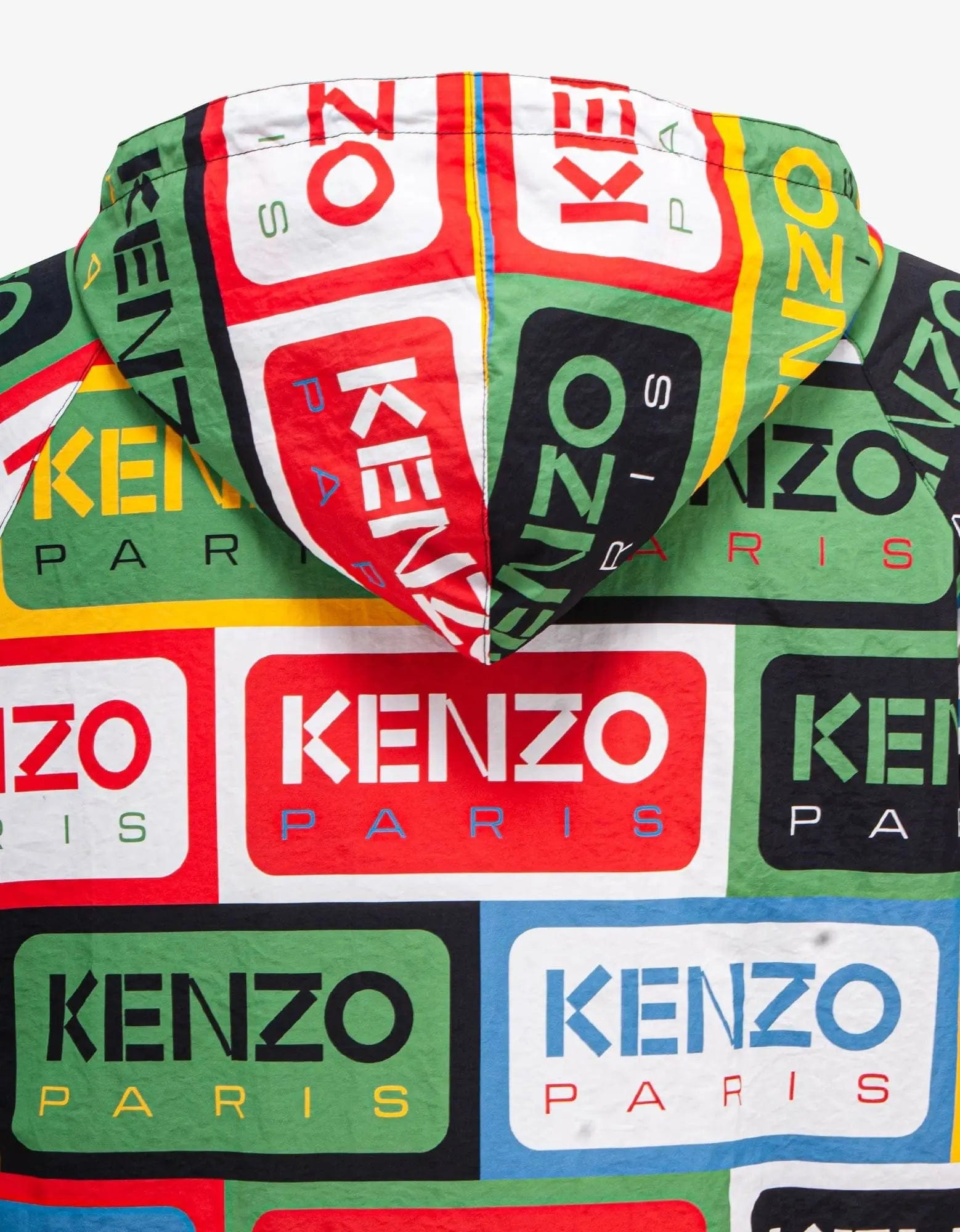 Kenzo Multicolour 'Kenzo Labels' Windbreaker - 4