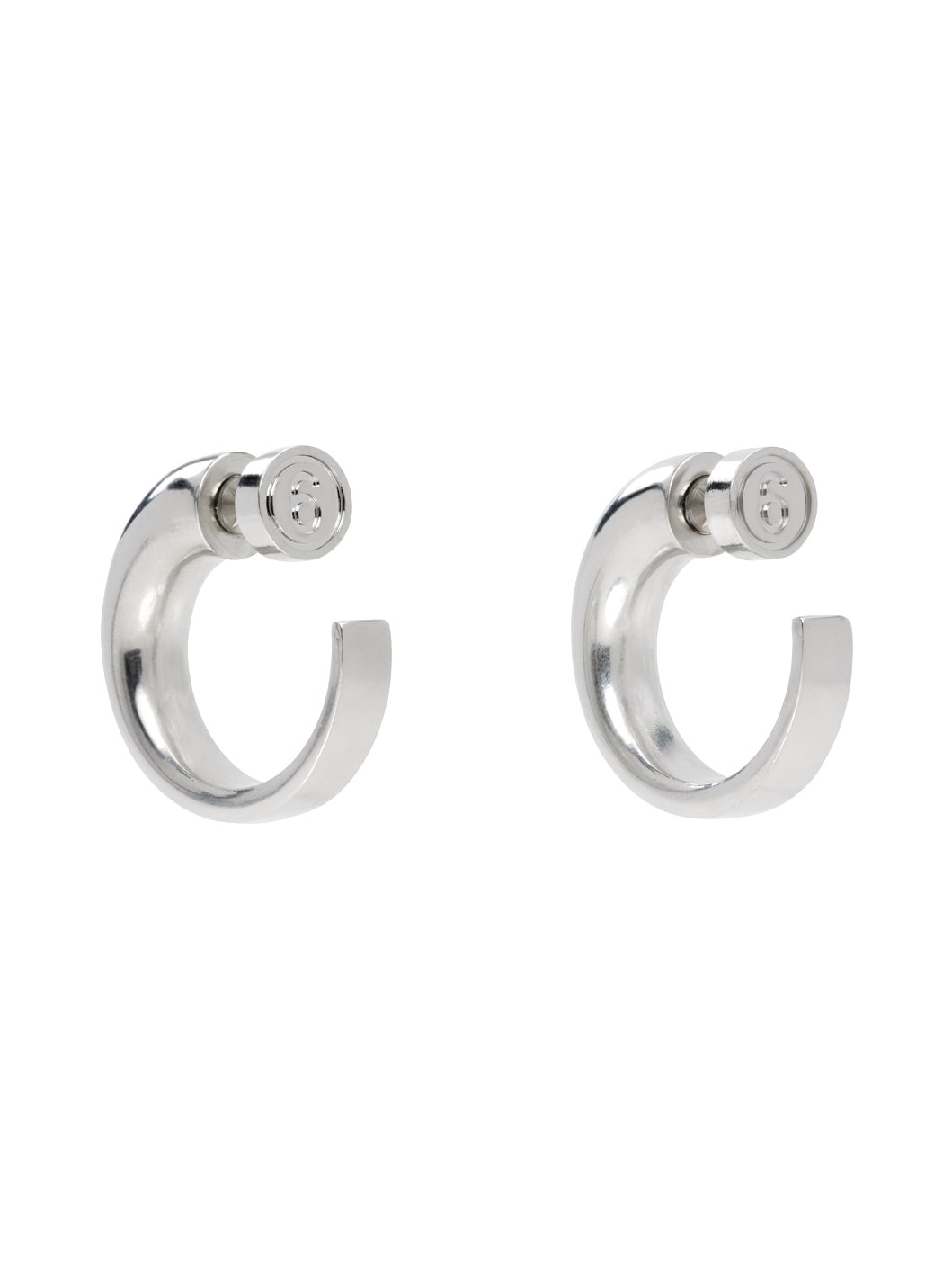 Silver Butterfly Earrings - 2
