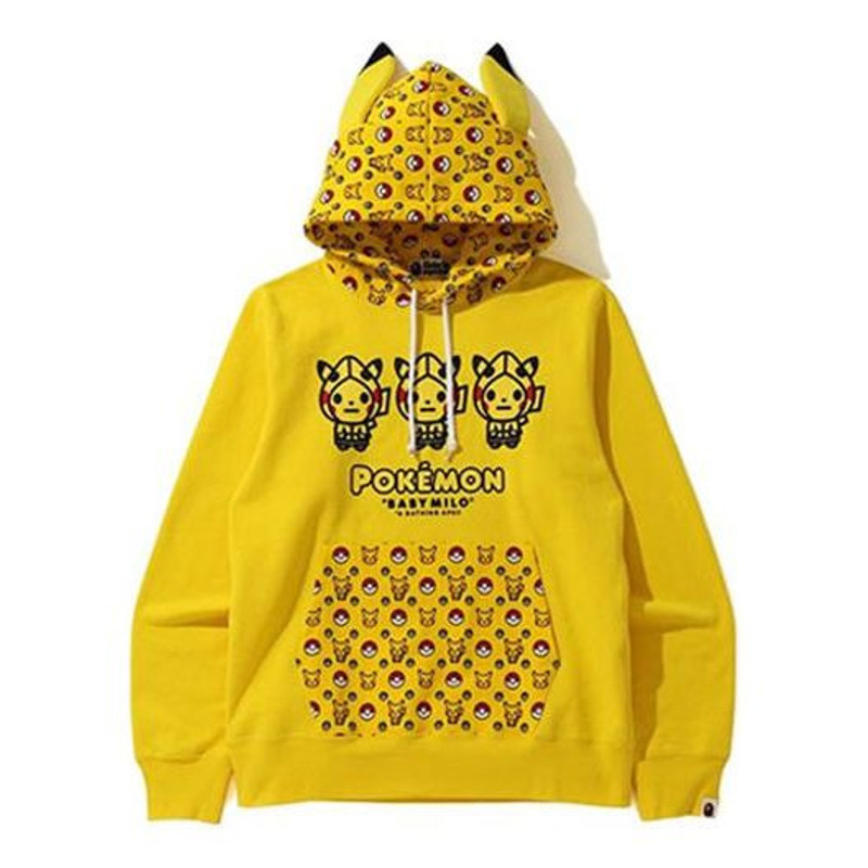 A Bathing Ape x Pokemon Hoodie 'Pikachu' 2G73-114-916 - 1