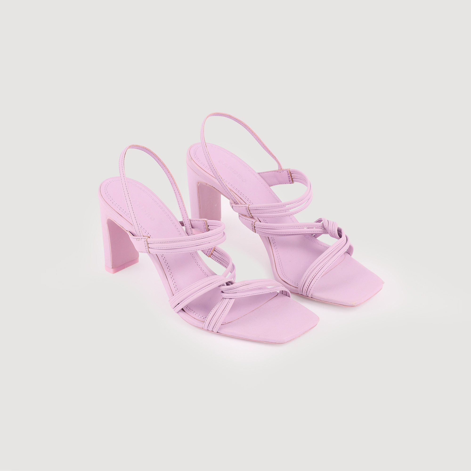 Heeled leather sandals - 2