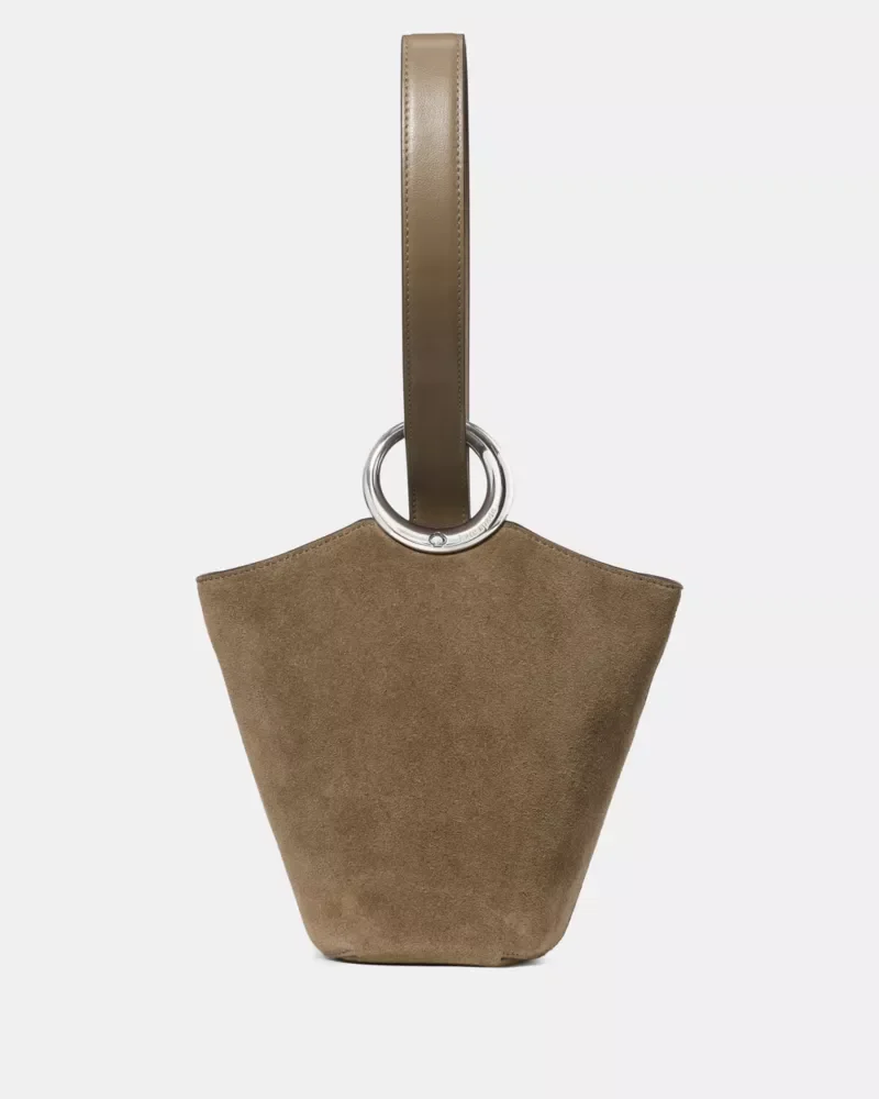 Halo Suede Mini Bucket Bag - 1