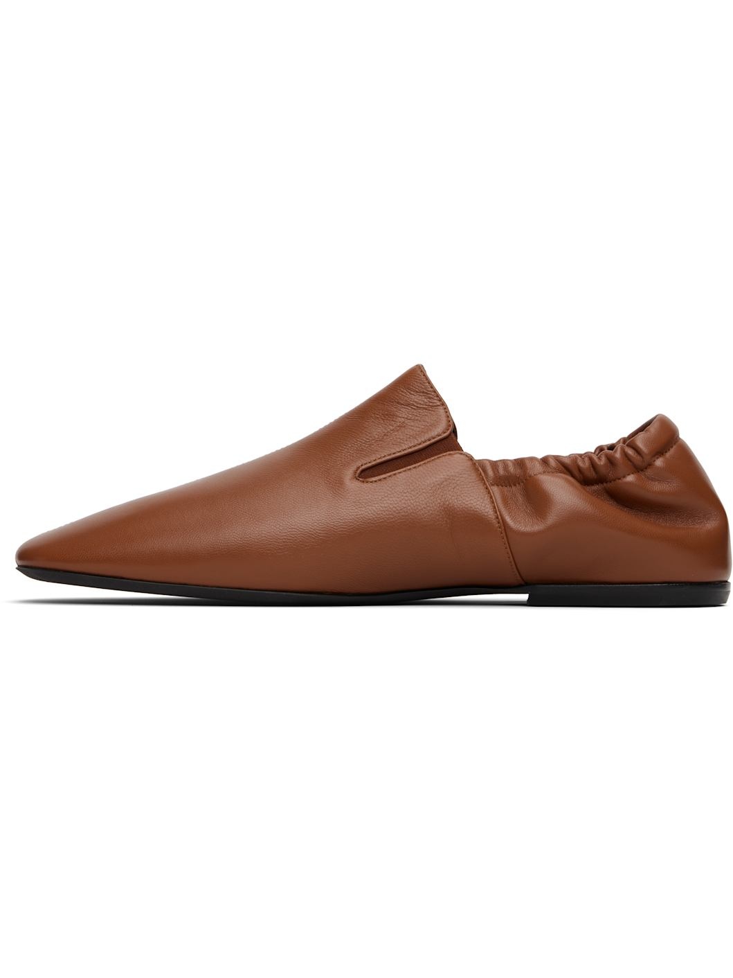 Tan Elasticized Loafers - 3