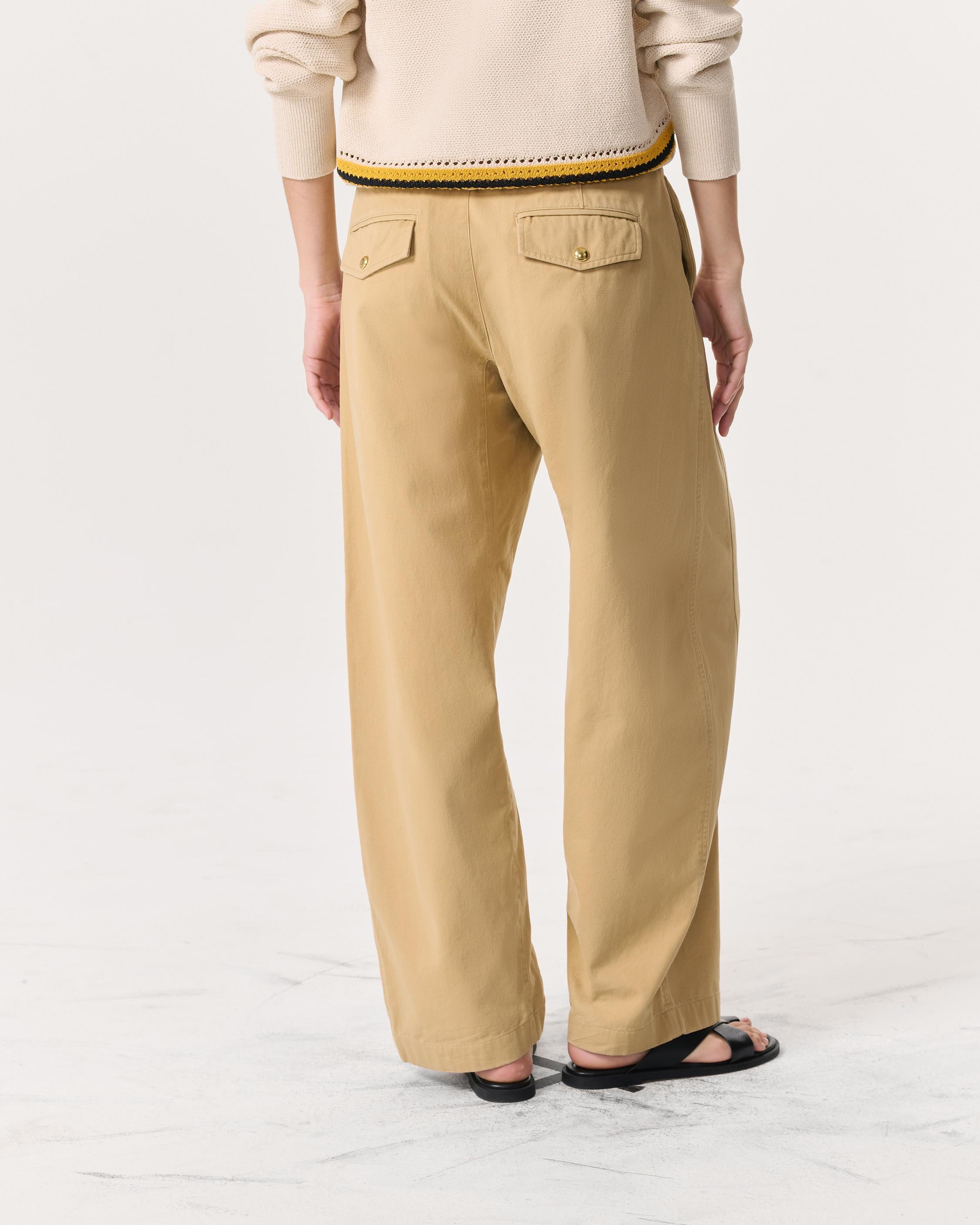 Renata Cotton Twill Utility Pants - 5