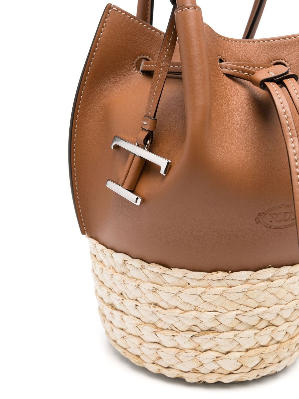 T Timeless-logo bucket bag - 4