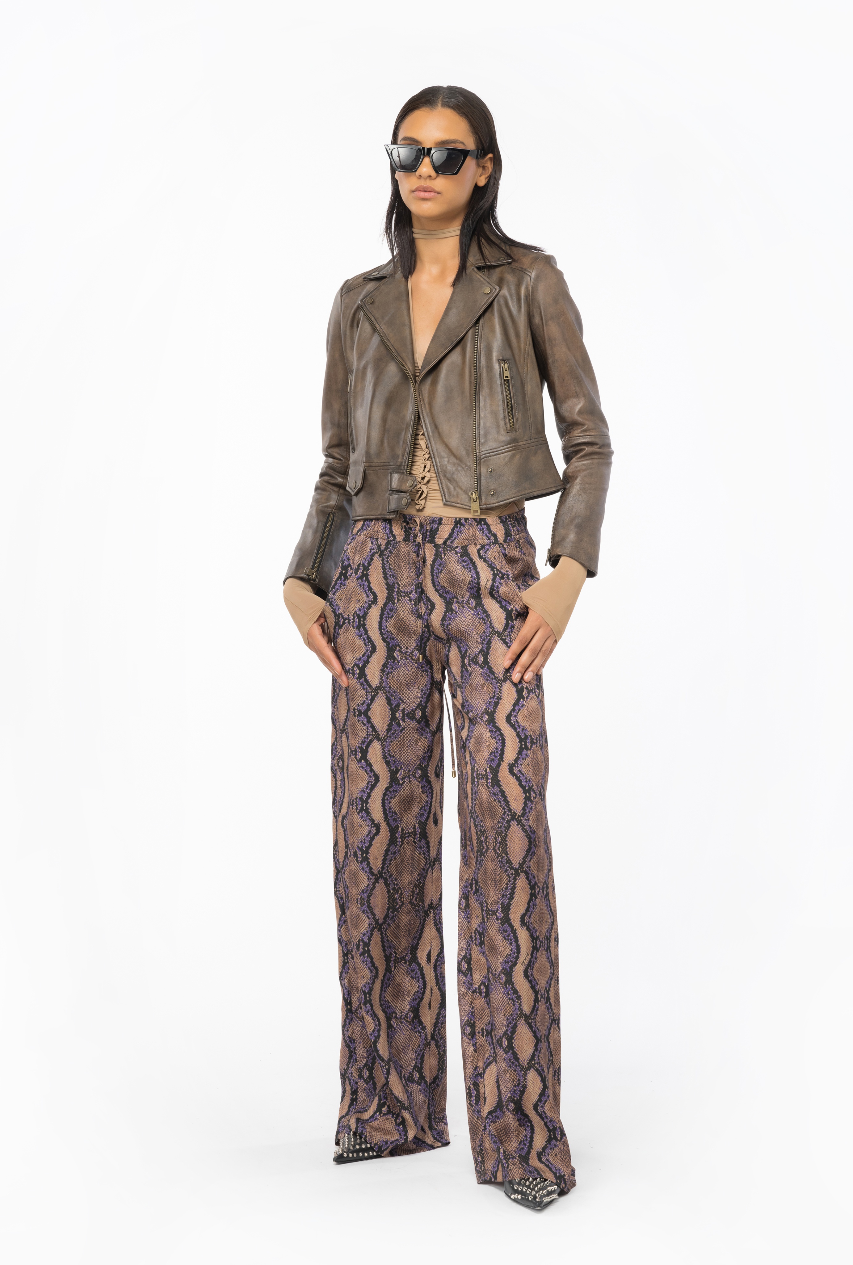 NAPPA LEATHER BIKER JACKET - 2