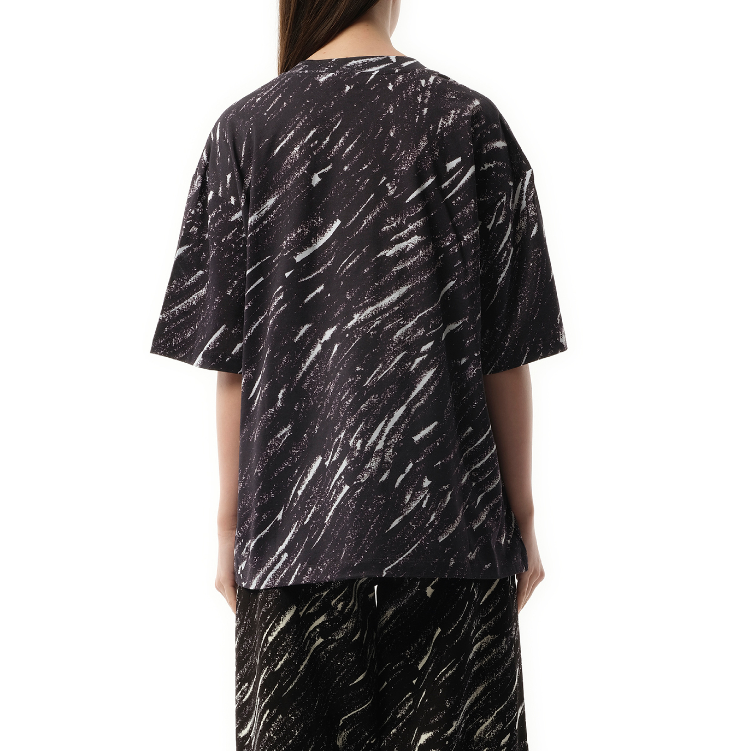 Scribbled Logo T-Shirt in Black - 6