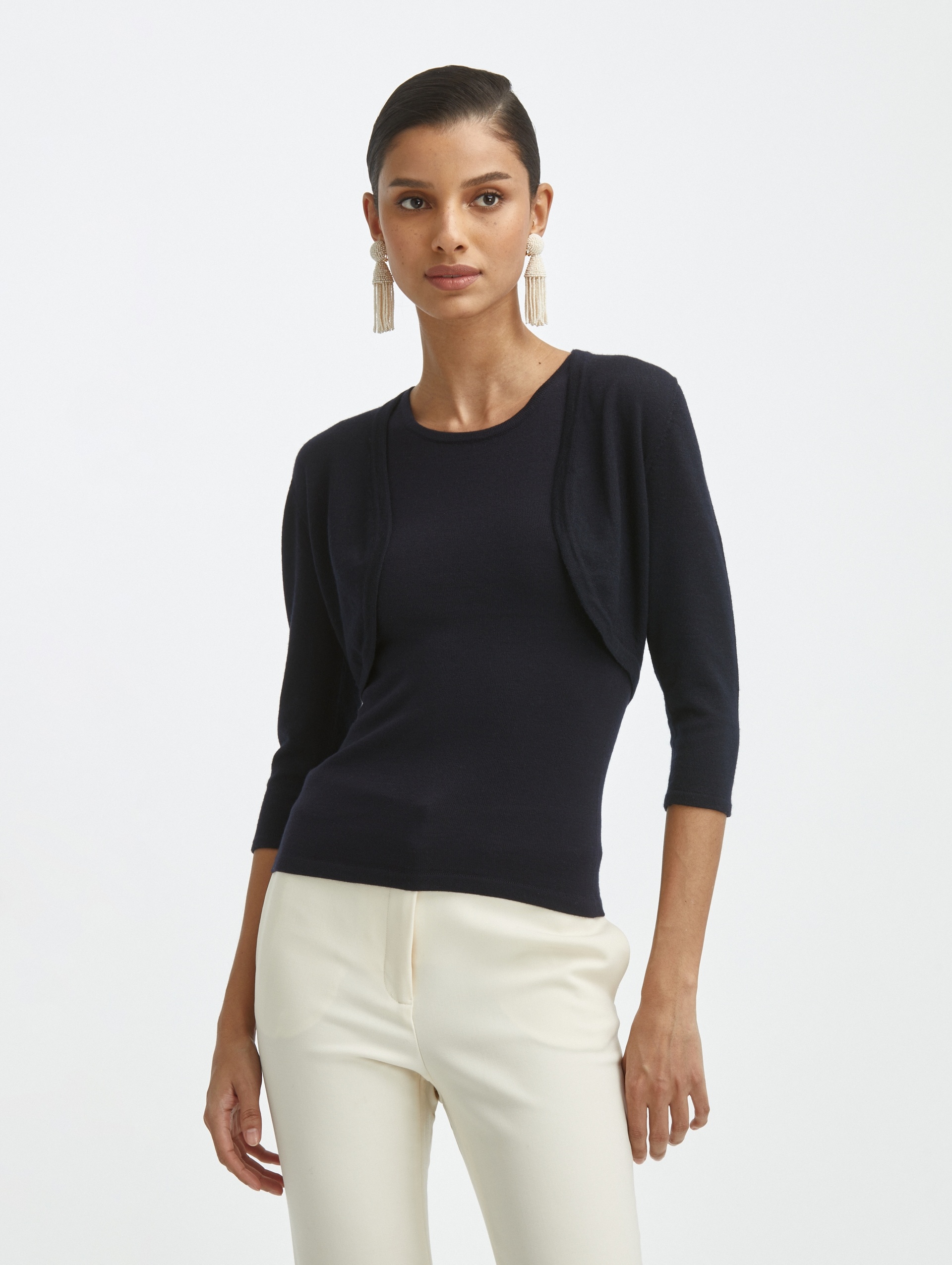CASHMERE SILK BOLERO - 1