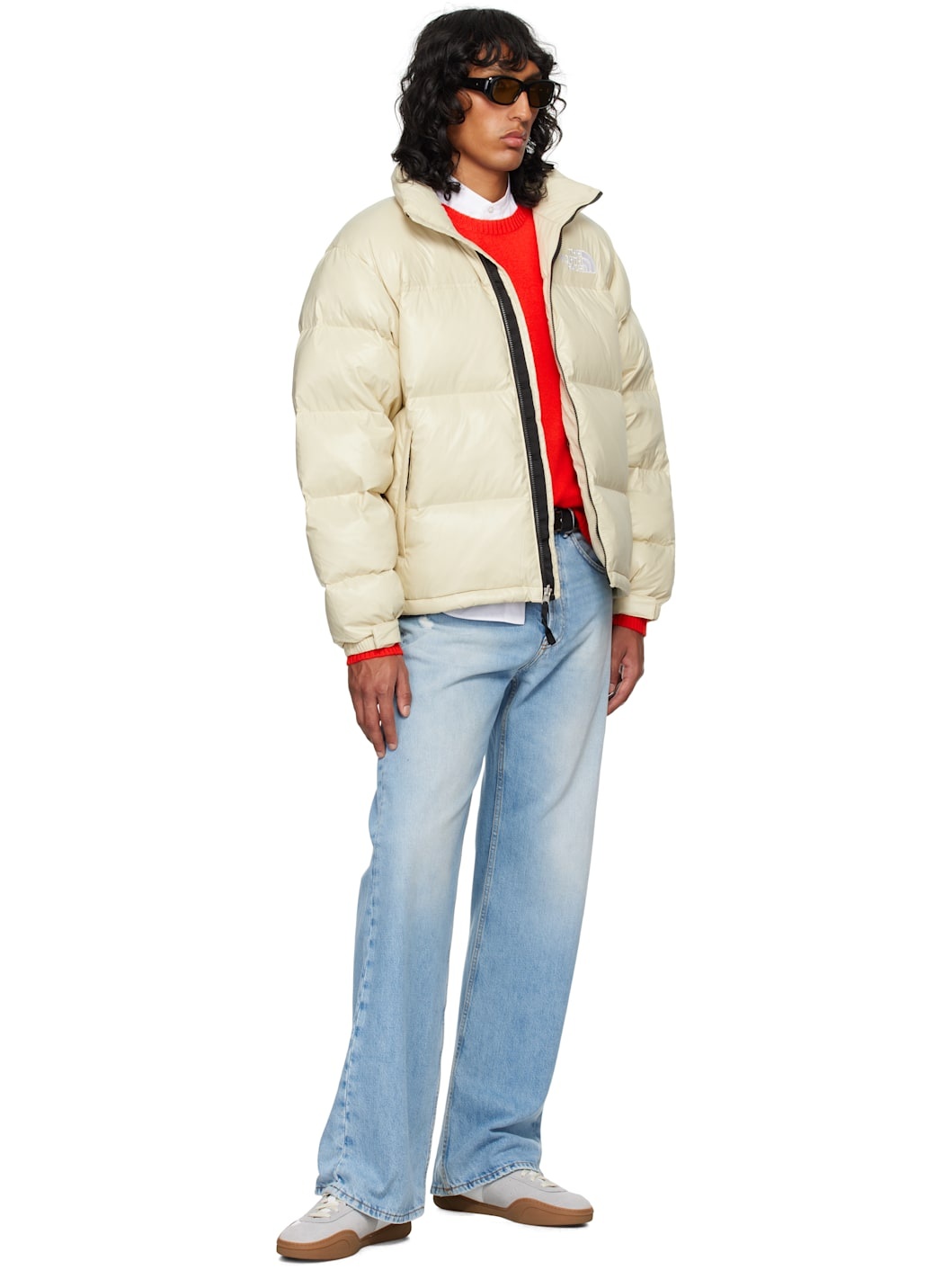 SSENSE Exclusive Beige 1996 Retro Nuptse Down Jacket - 5
