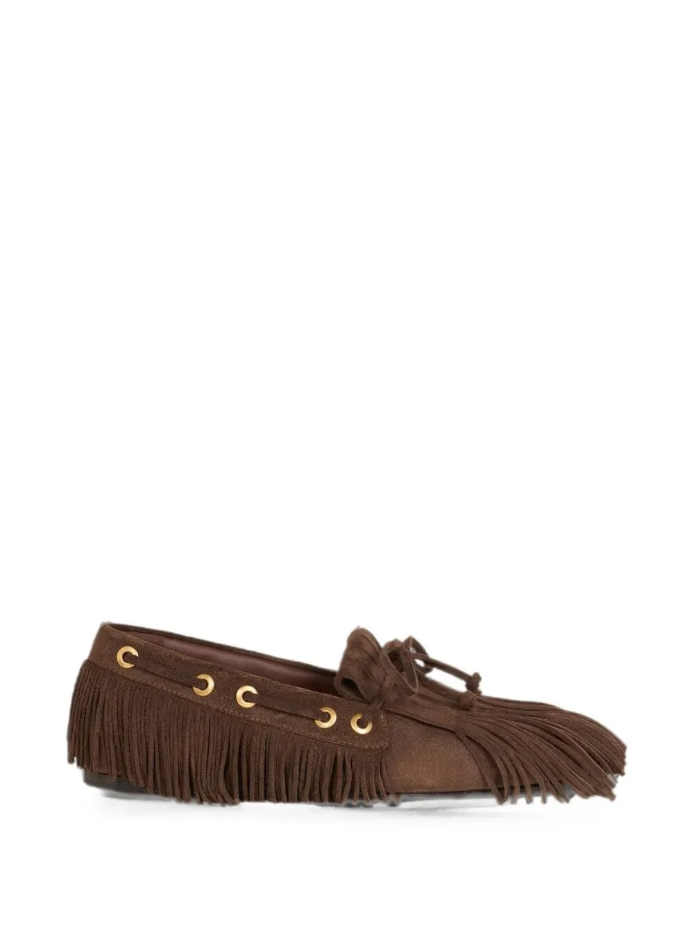 Loafers Fringes Suede - 1